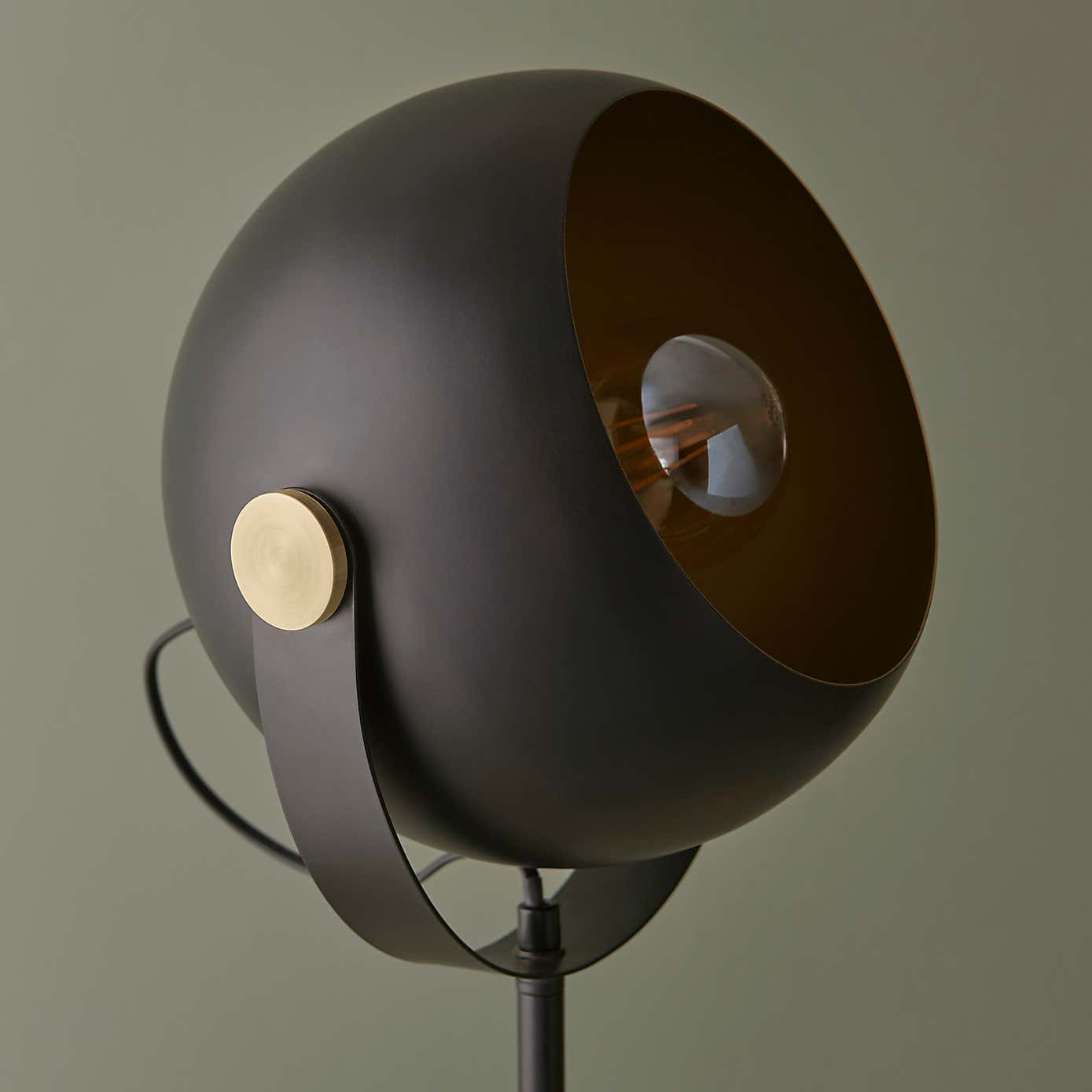 Olympya Industrial Metal Adjustable Floor Lamp