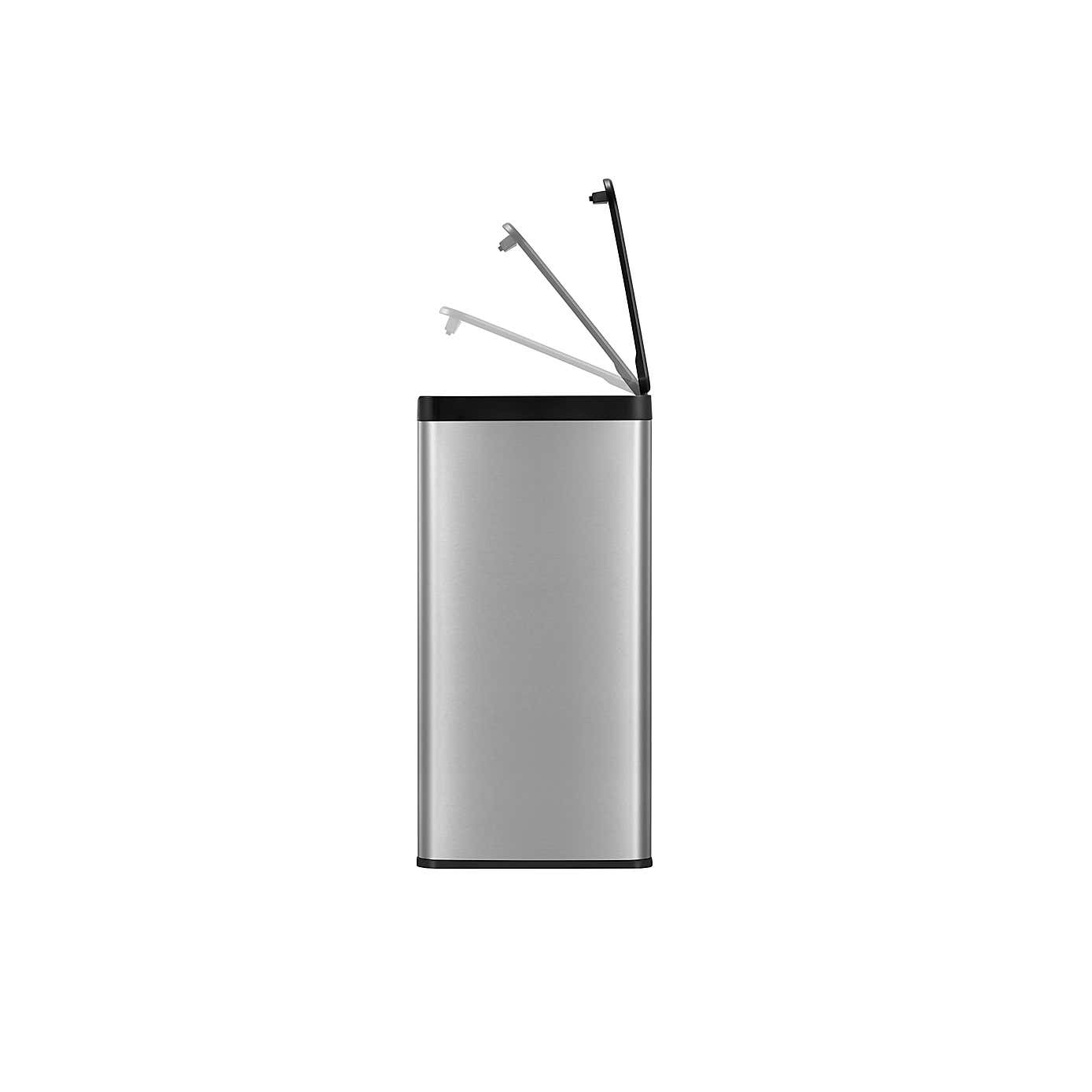EKO Essential 20/20L Stainless Steel Touch Recycling Bin