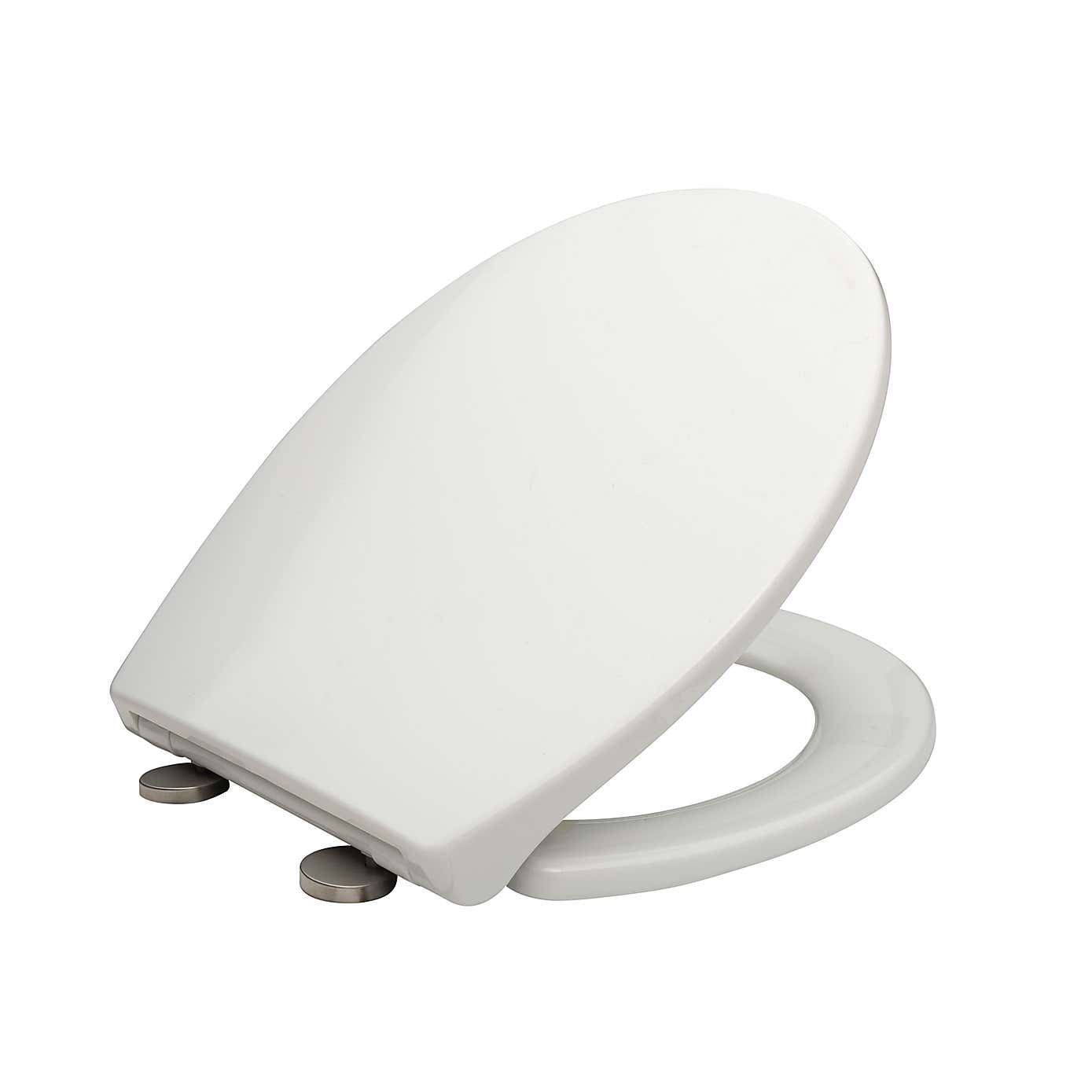 Thermoplast White Toilet Seat