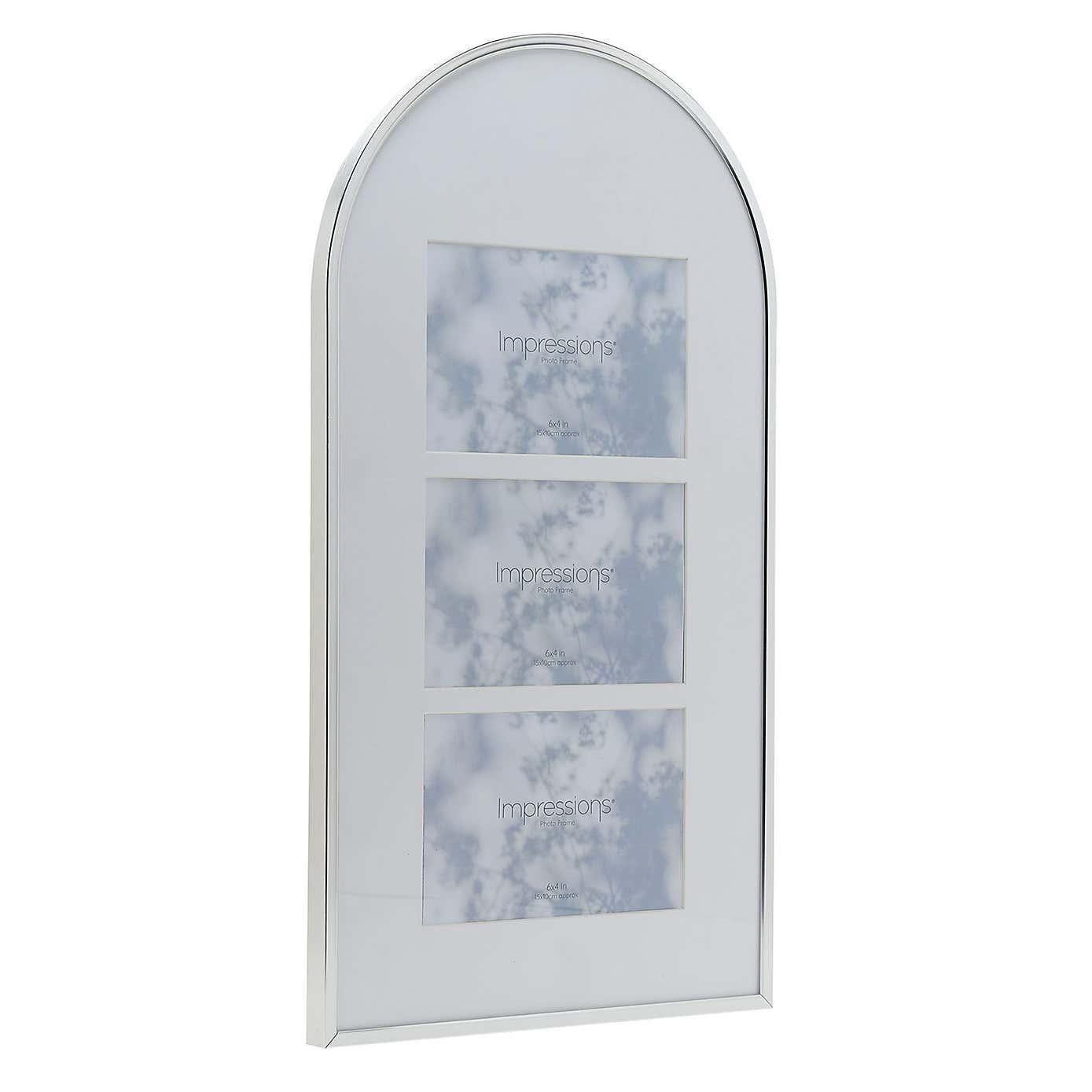 Arched Silver Multi Photo Frame