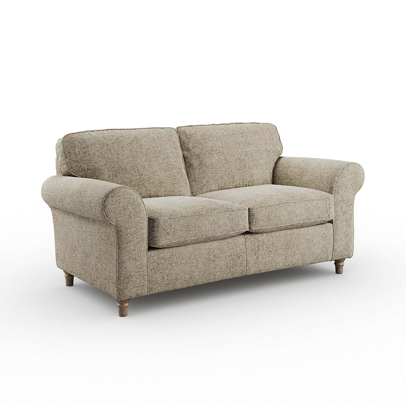 Flori 2 Seater Sofa, Chunky Chenille