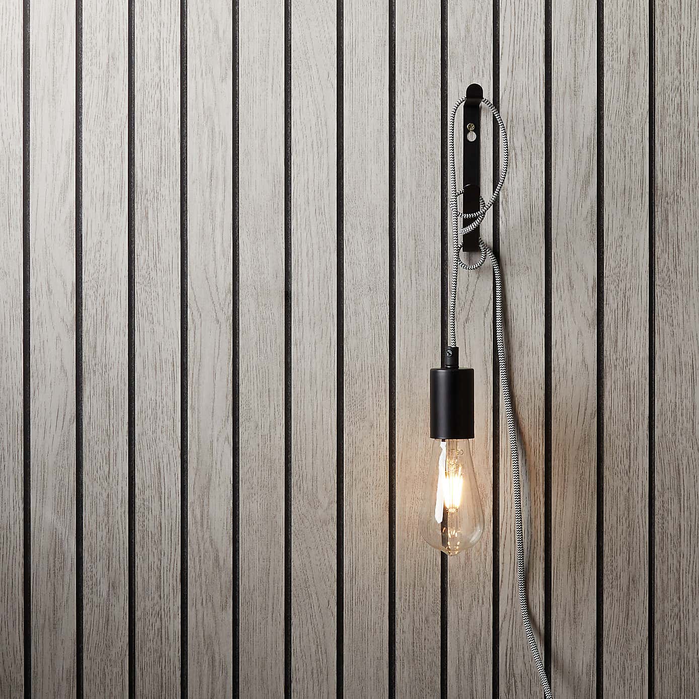 Wooden Slat Panel Wallpaper