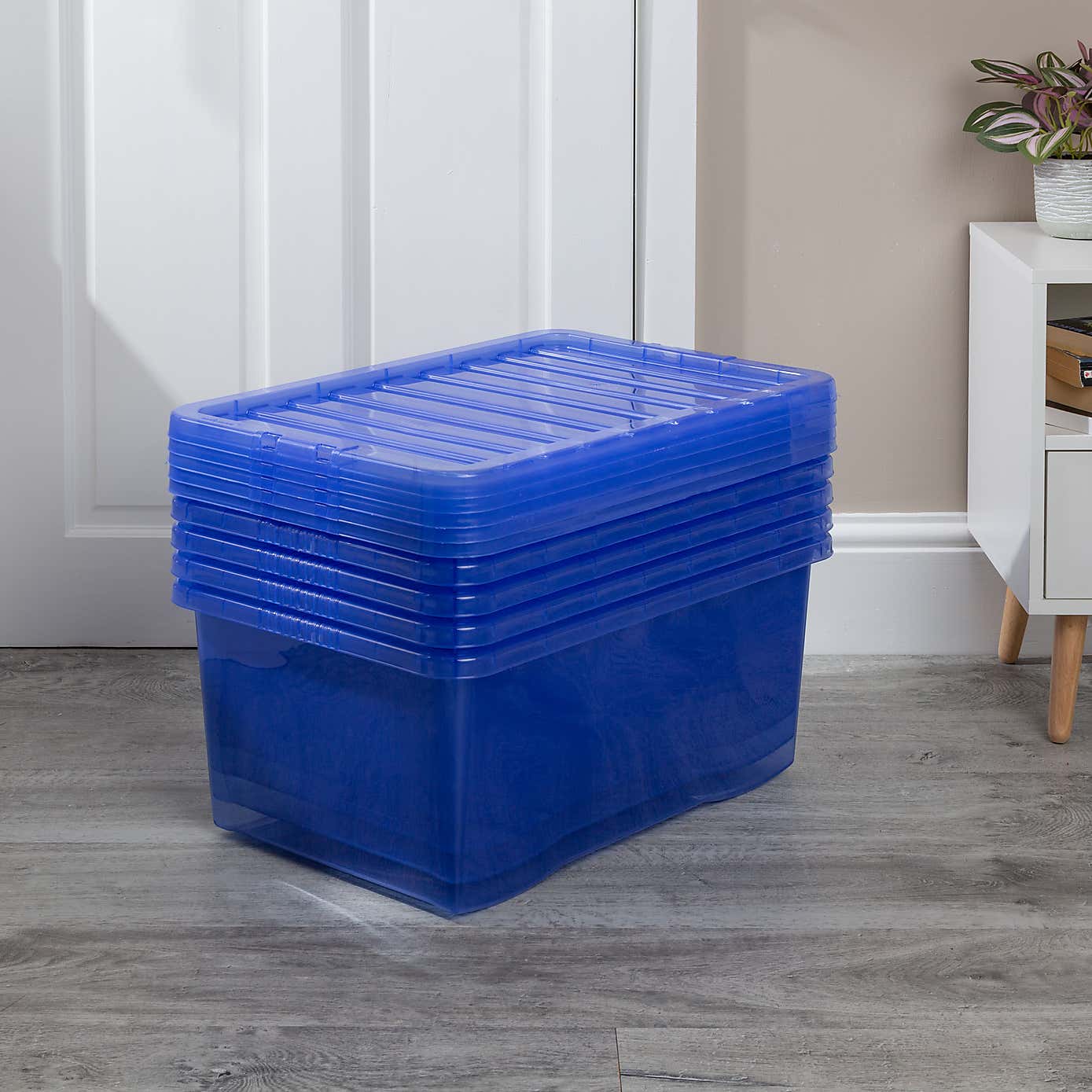 Wham Crystal Set of 5 Storage Boxes & Lids