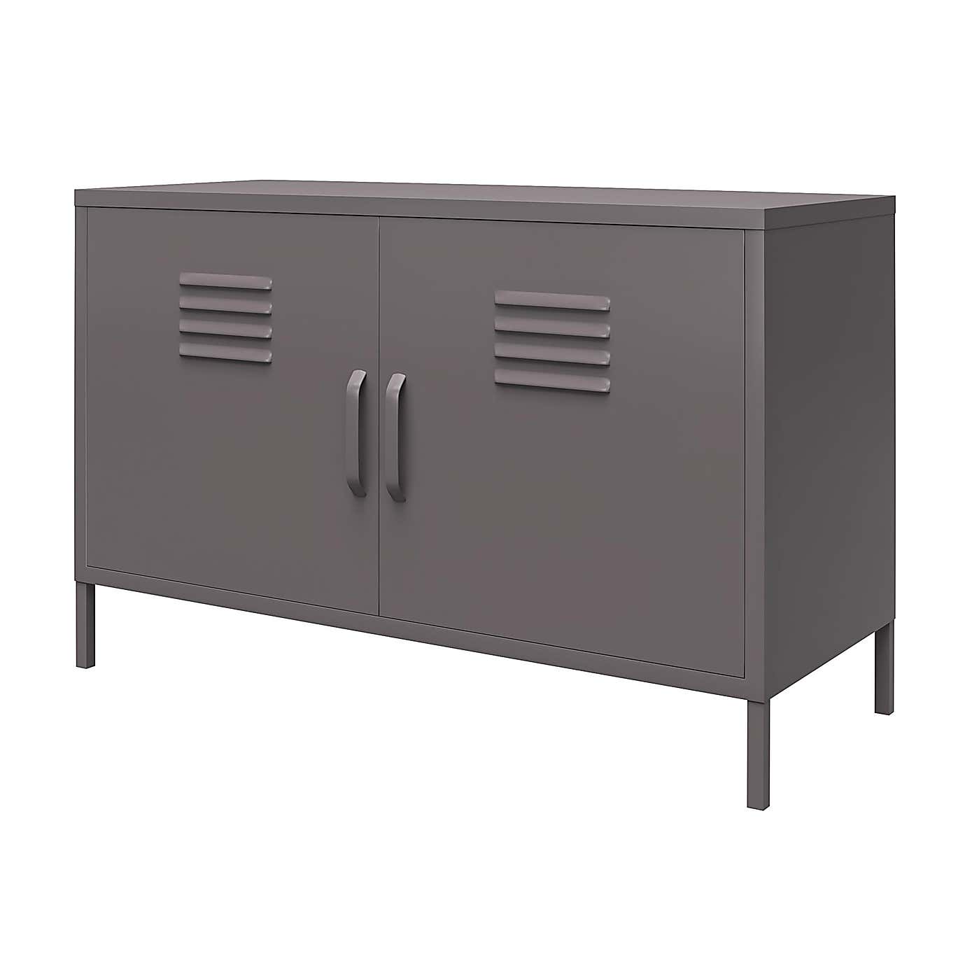 Bradford 2 Door Metal Accent Cabinet