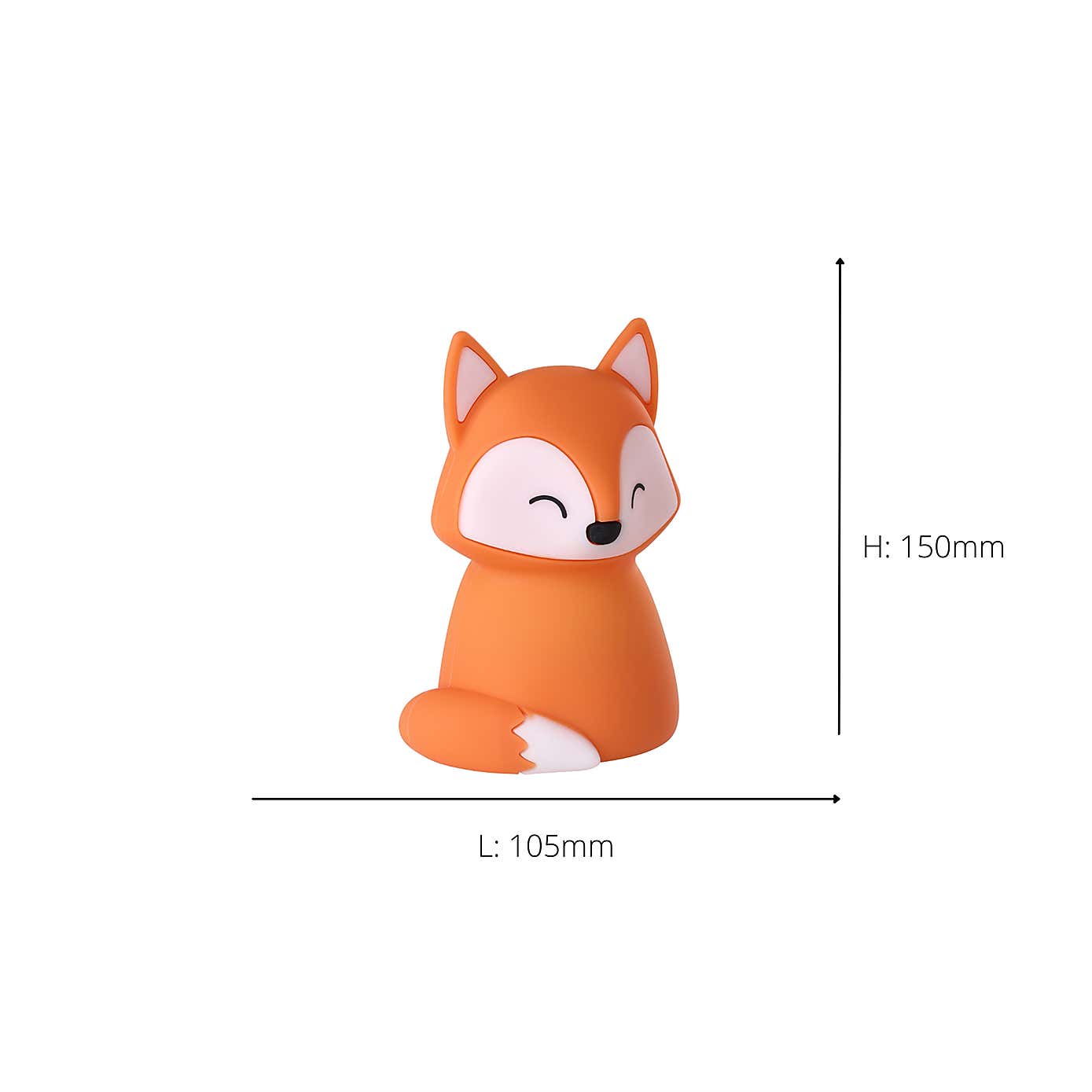 EGLO Castellino Rechargeable LED Touch Fox Night Light