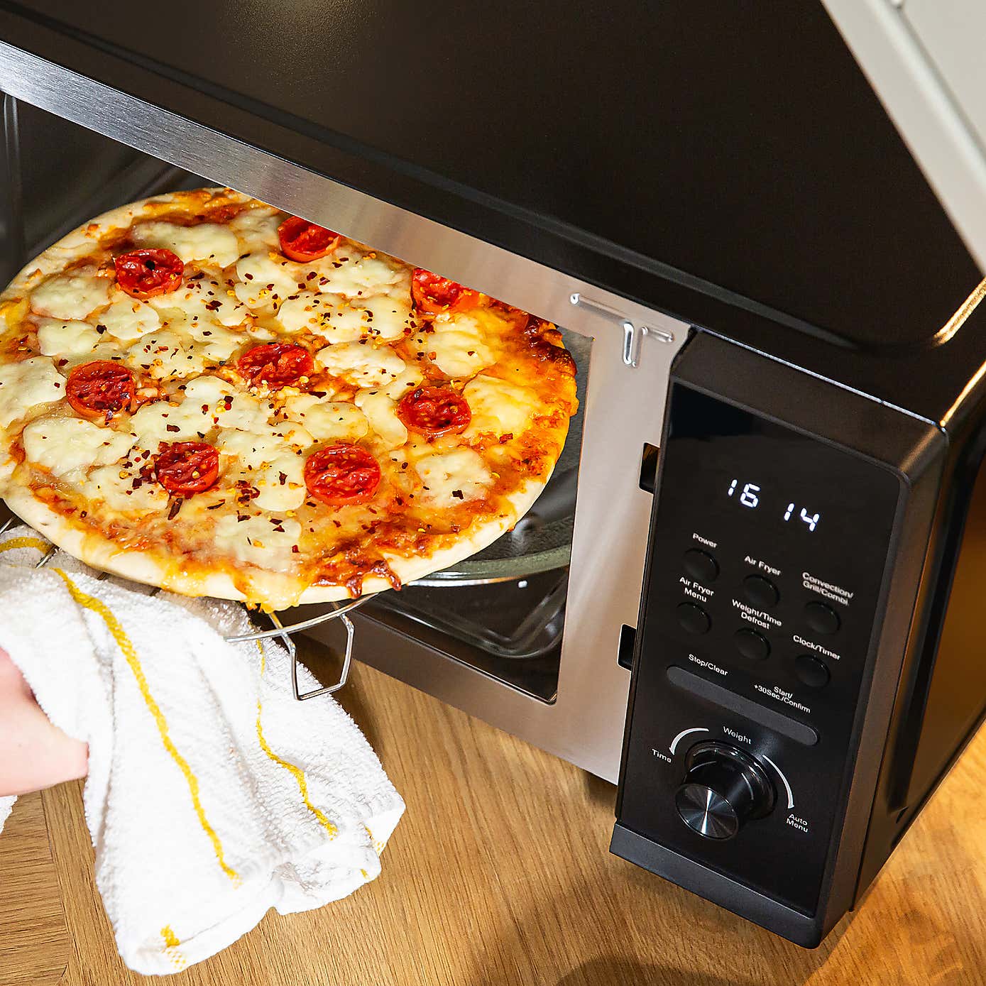 Russell Hobbs Combination 25L Black Digital Microwave