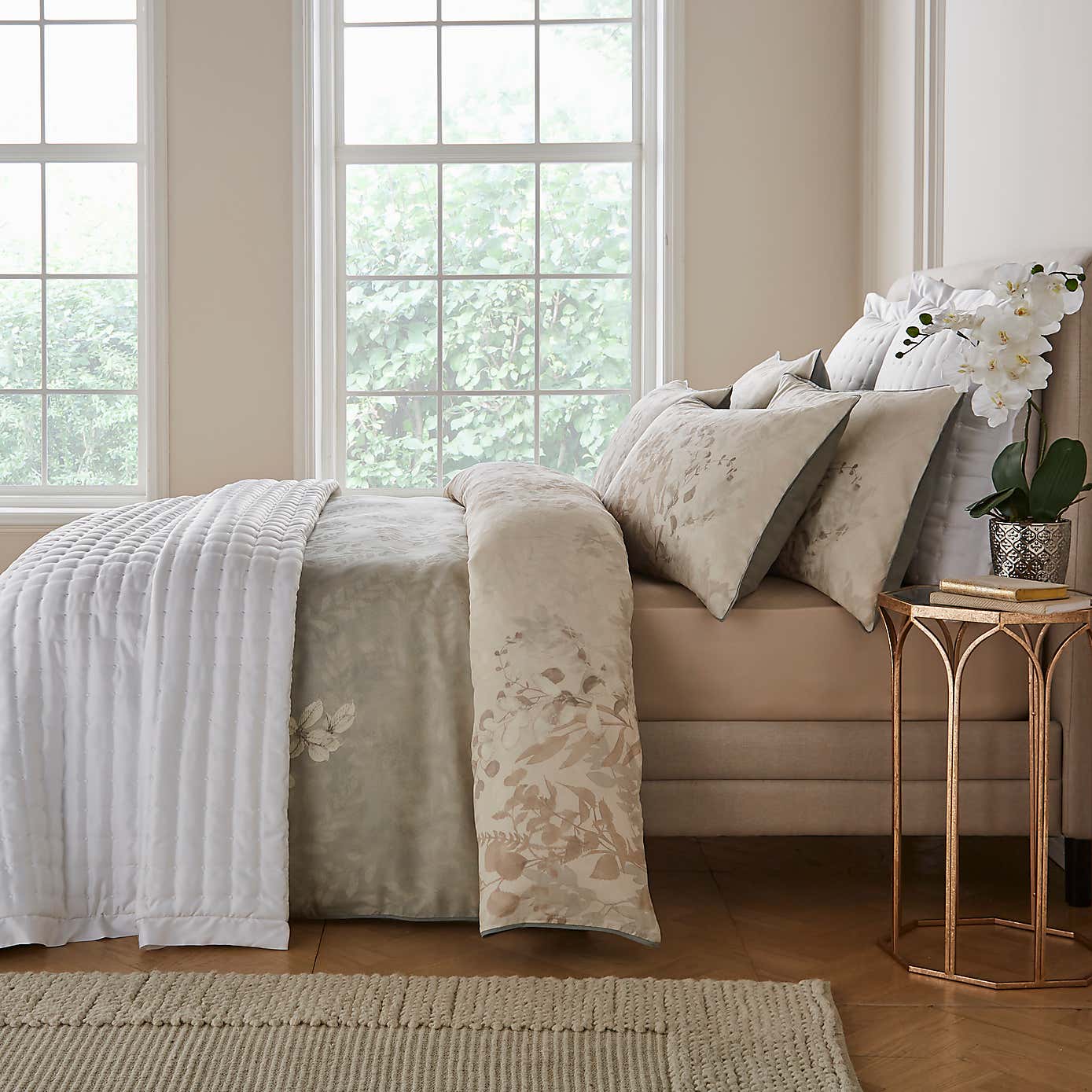 Dorma Ophelia Natural Bedspread