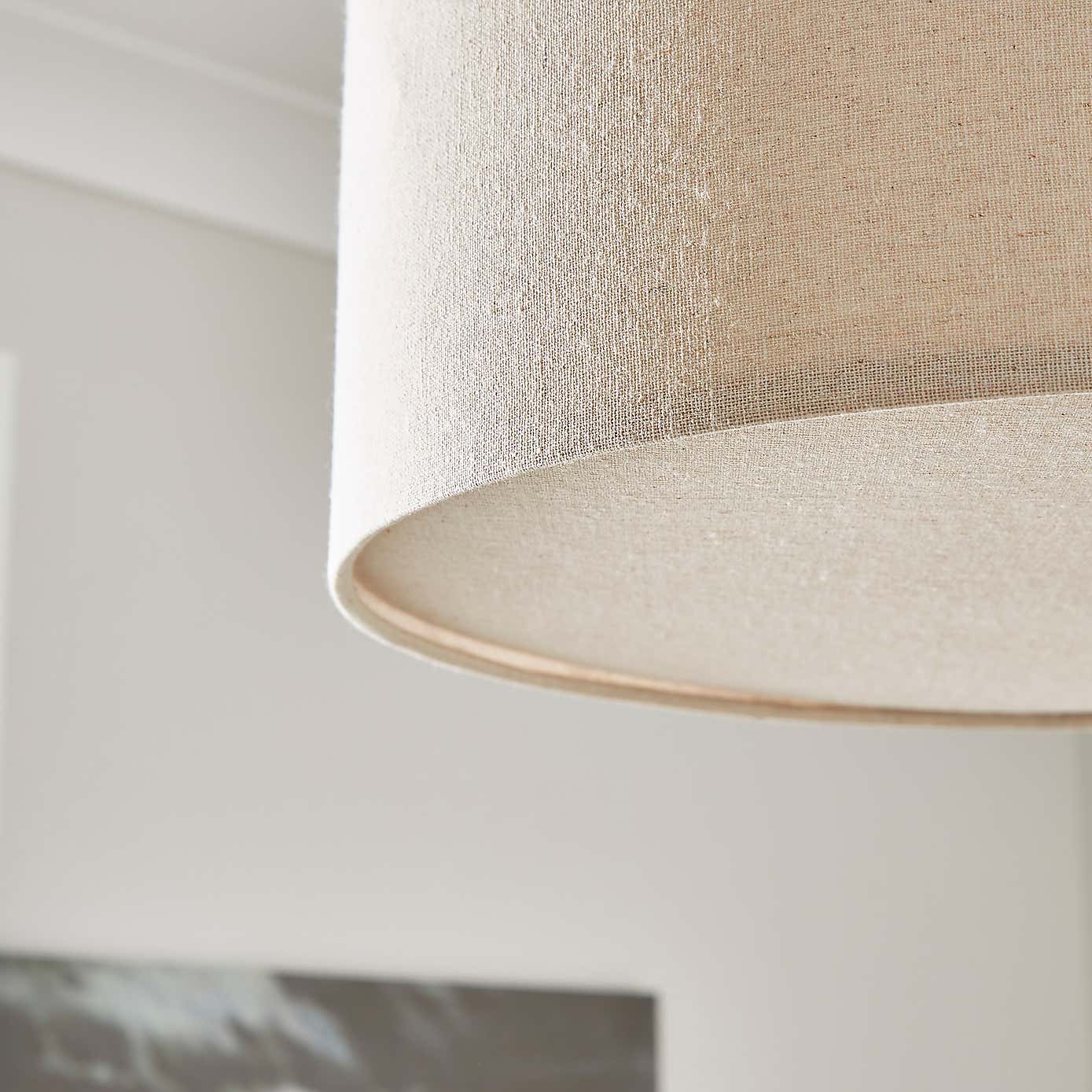 Luna Shallow Drum Lamp Shade