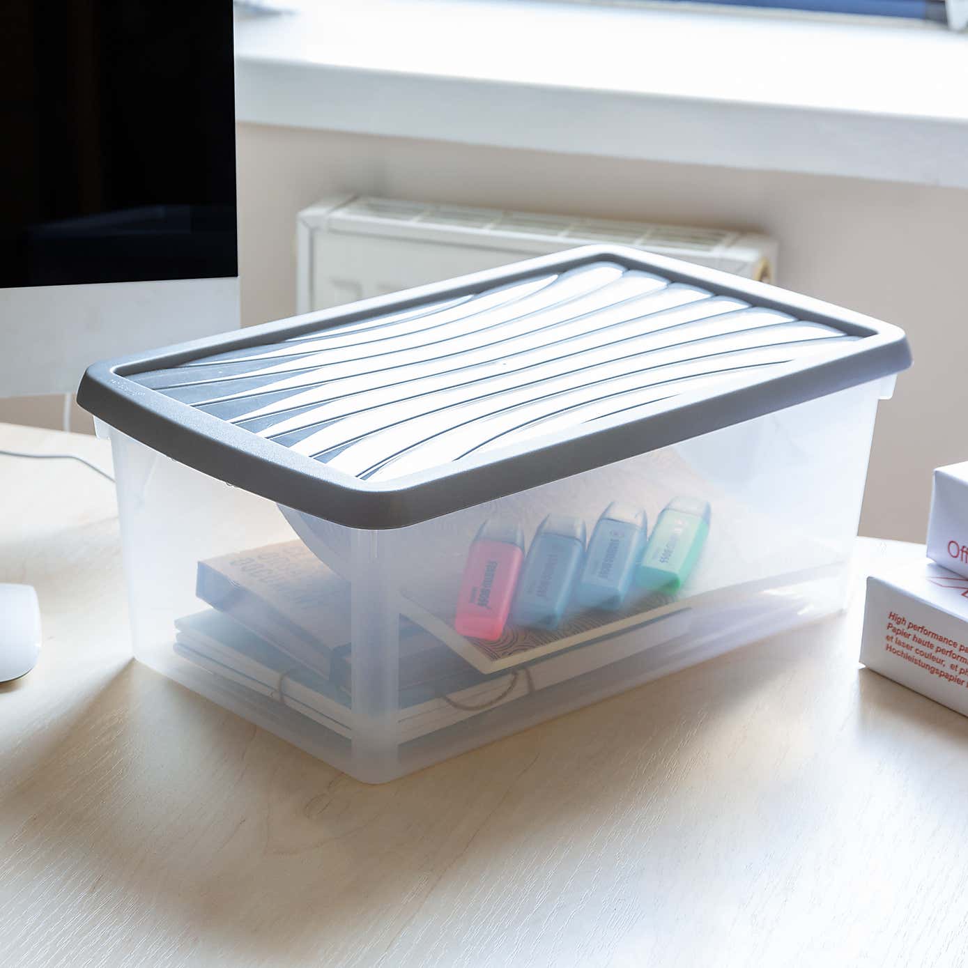 Wham Box Set of 3 Stackable Boxes & Lids