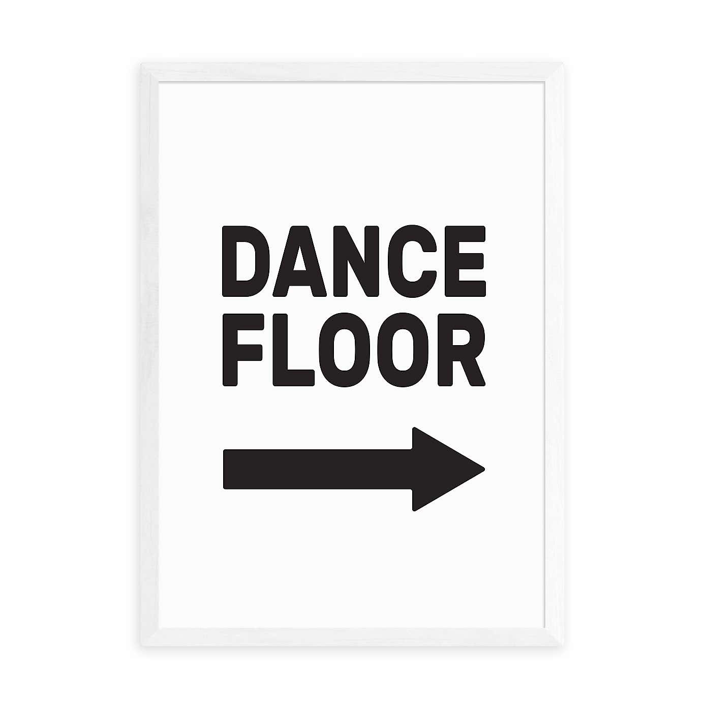 East End Prints Dancefloor Framed Print