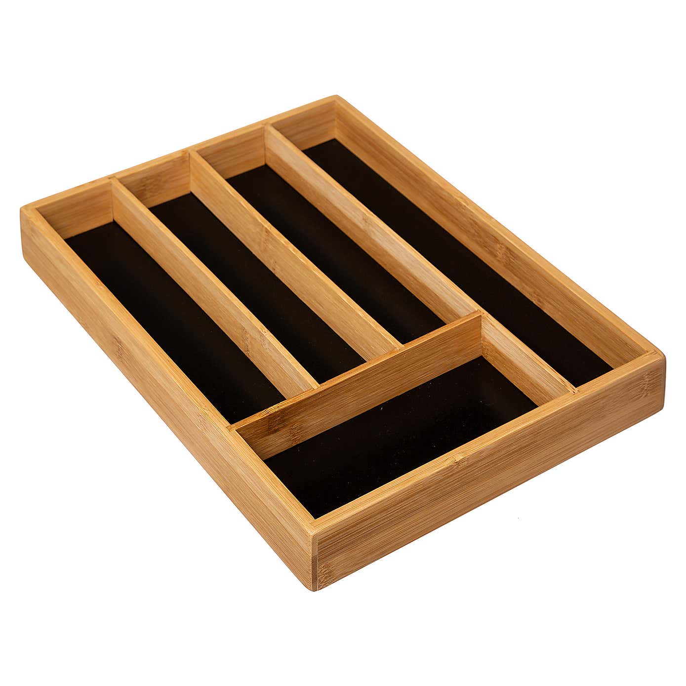 Bamboo Cutlery Drawer Organiser