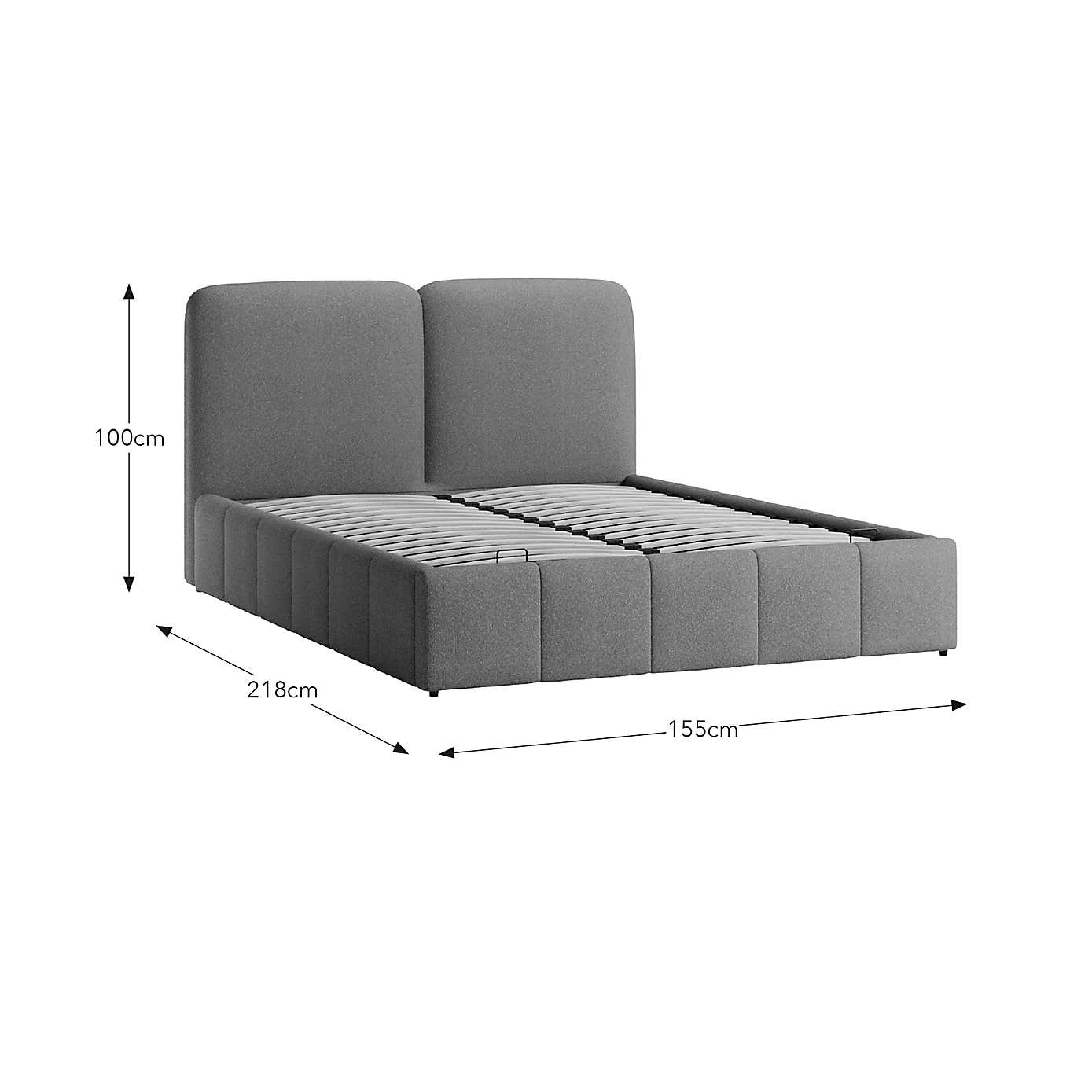 Cloud Boucle Ottoman Bed