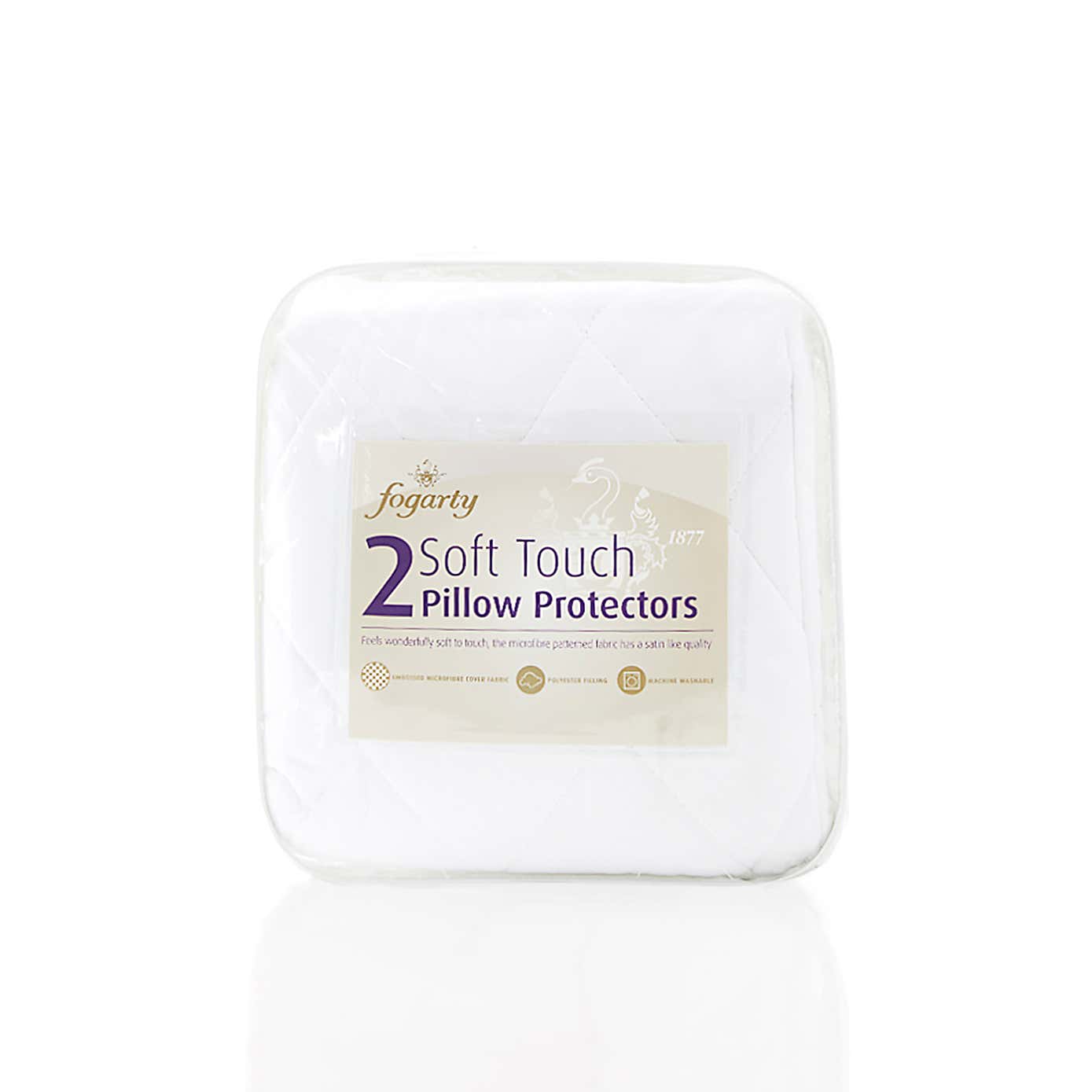 Fogarty Soft Touch Pair of Pillow Protectors