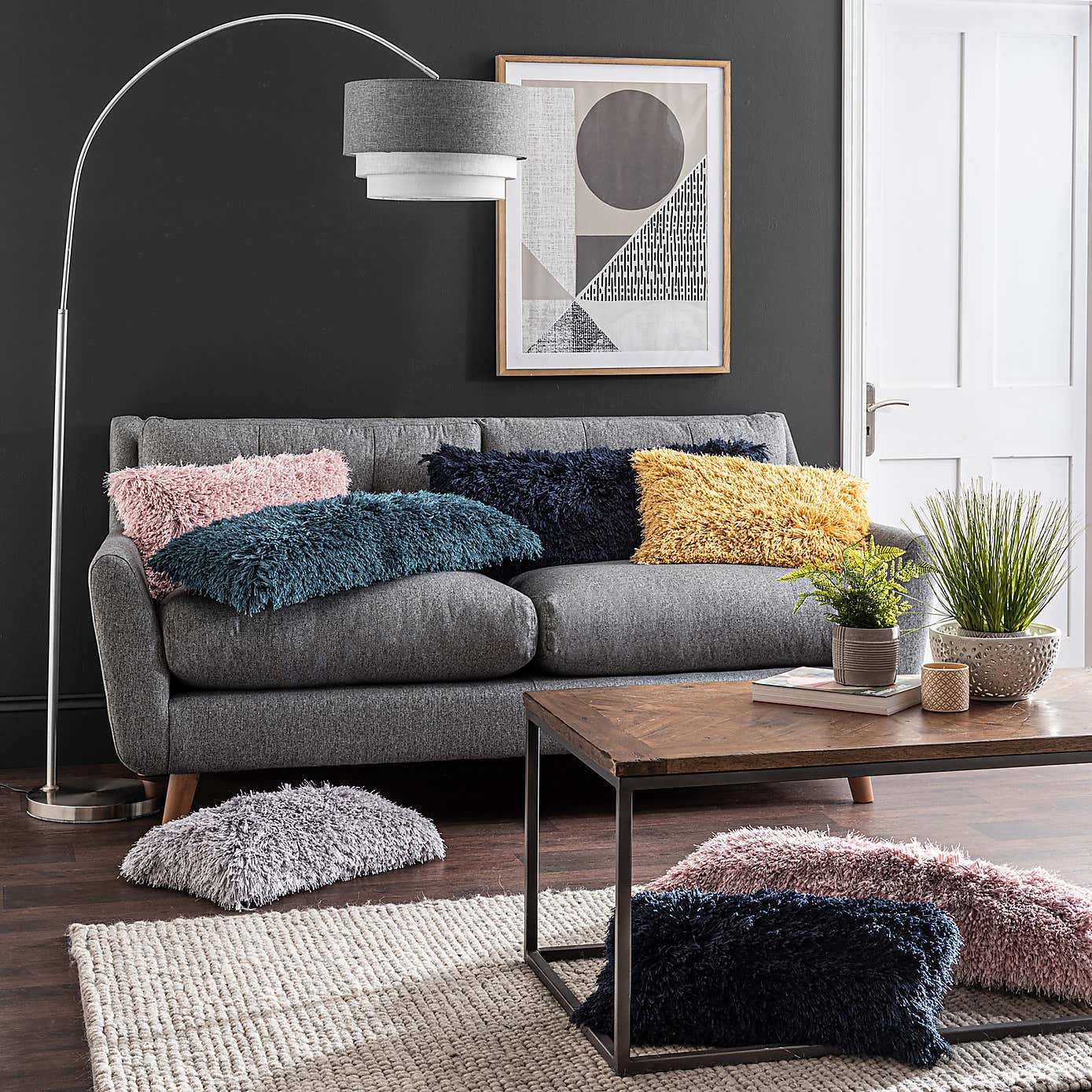 Brooke Texture Rectangle Cushion