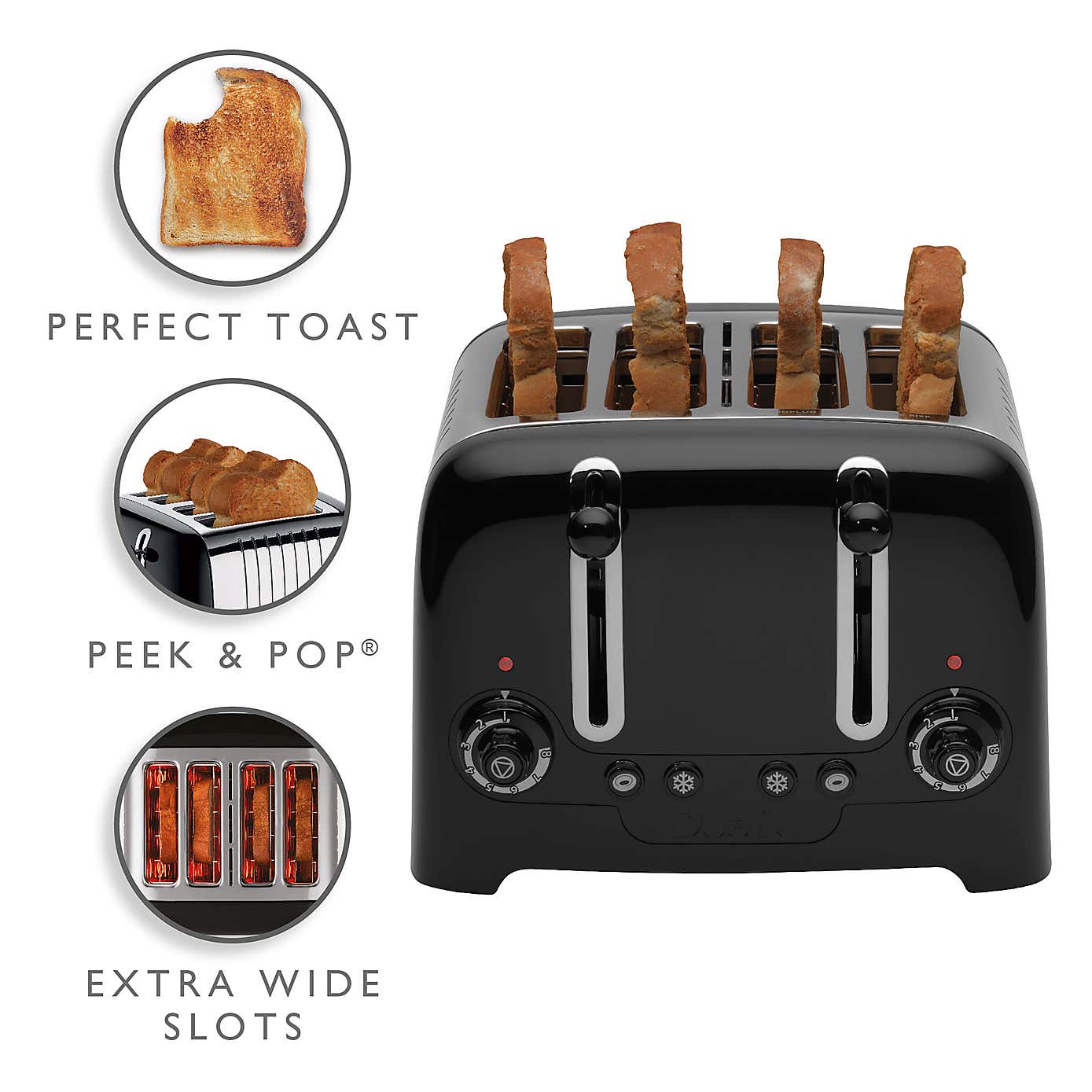 Dualit Lite 4 Long Slot Toaster