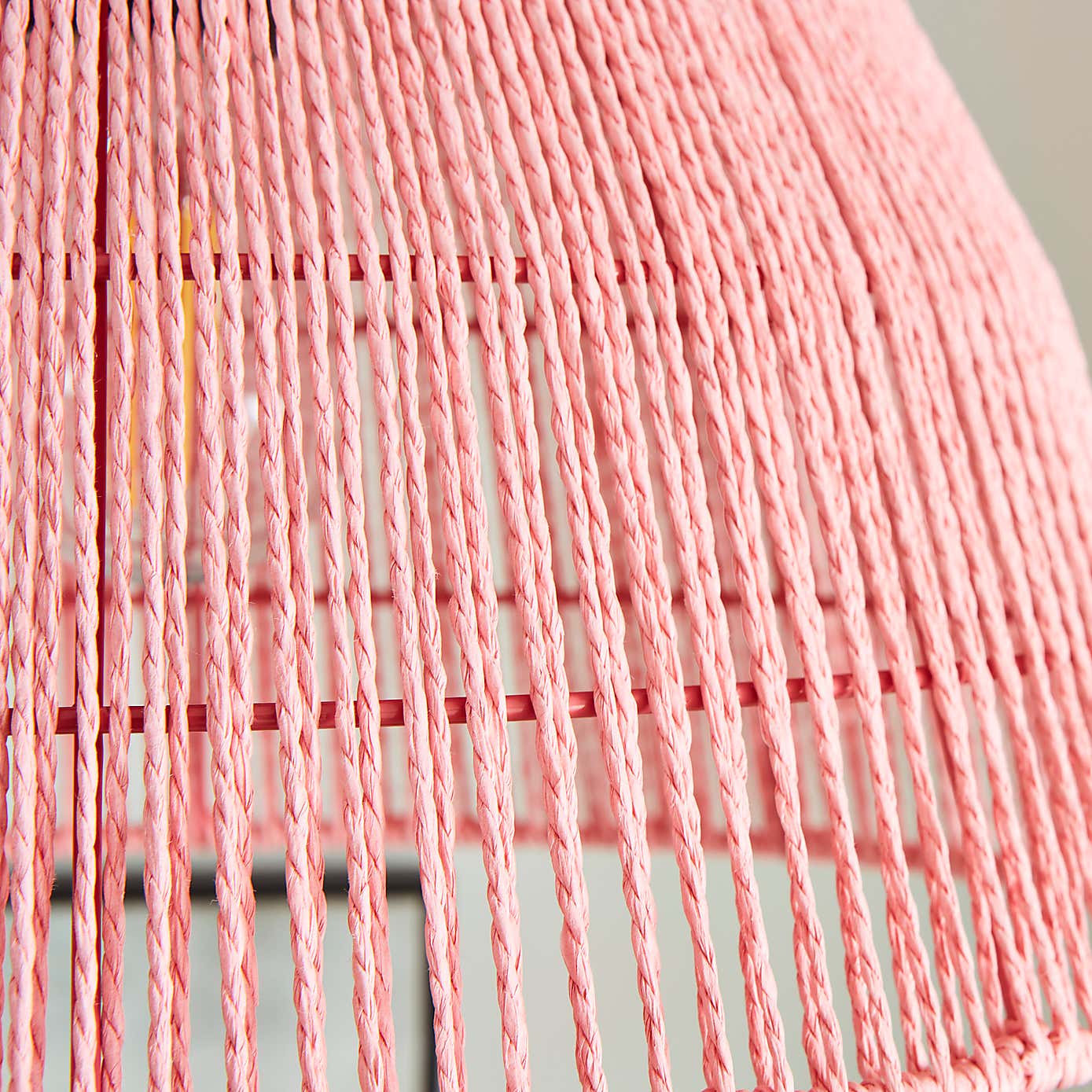 Kabir Pink String Easy Fit Pendant Shade