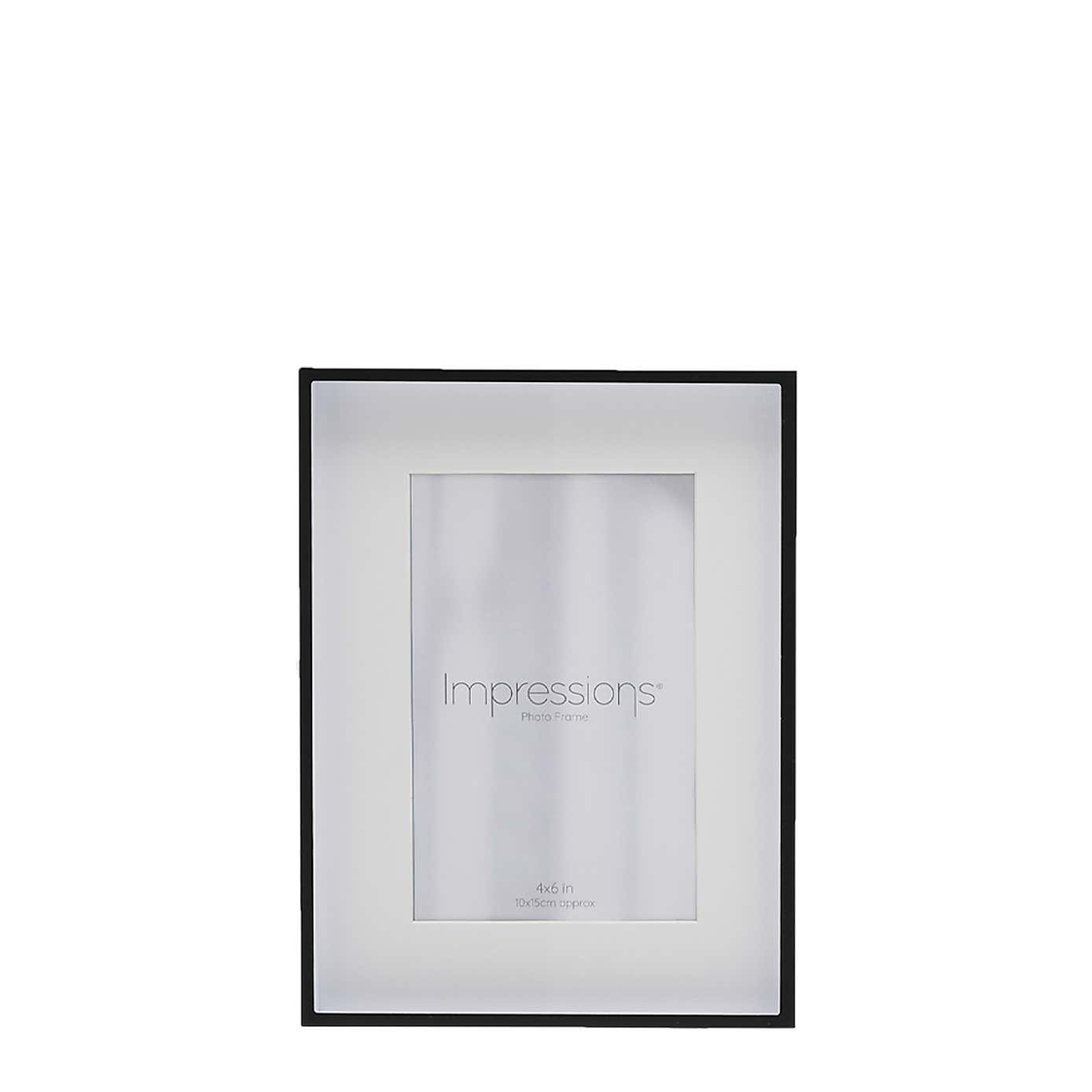 Impressions Black Shadow Photo Frame