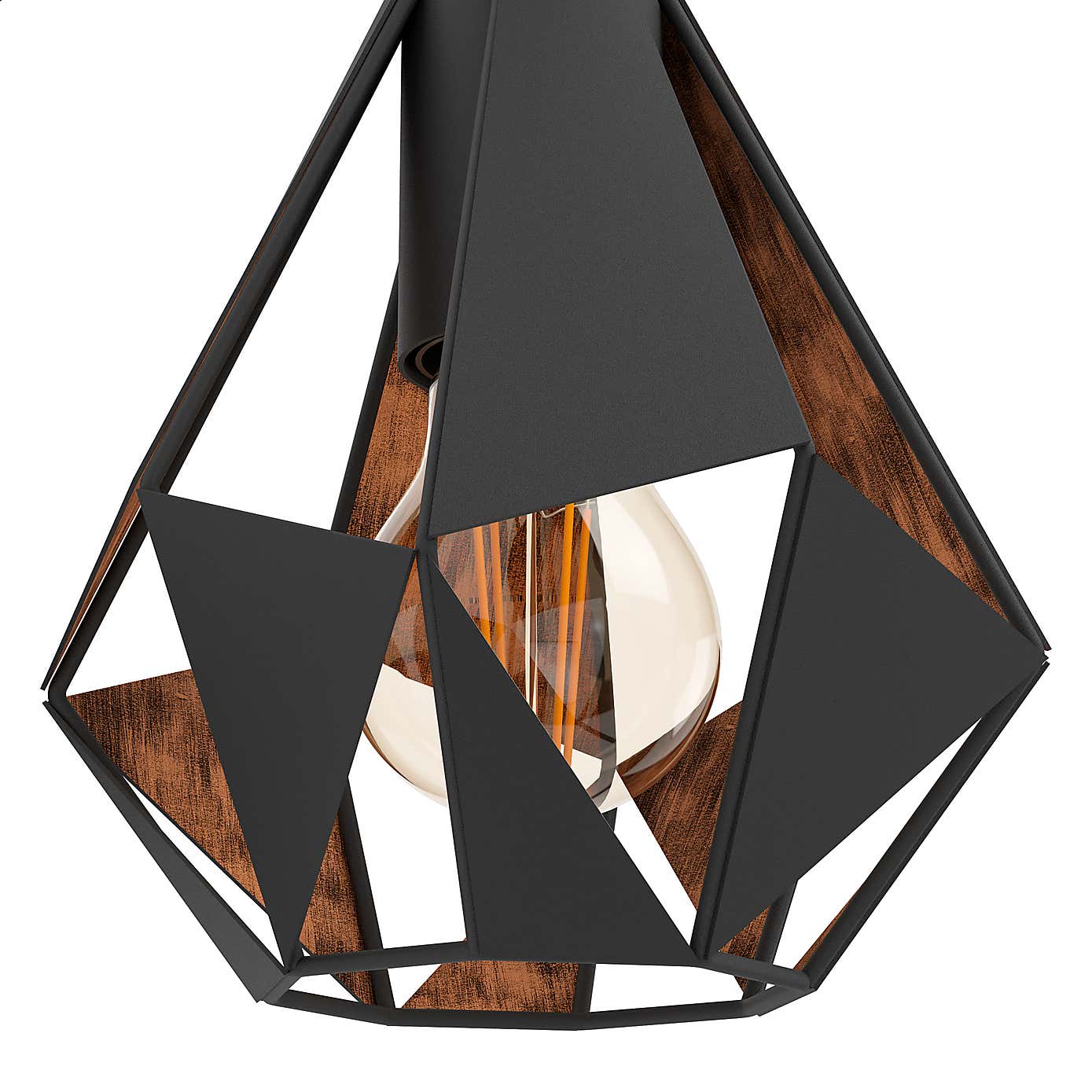 EGLO Carlton Art Deco Geometric Wall Light