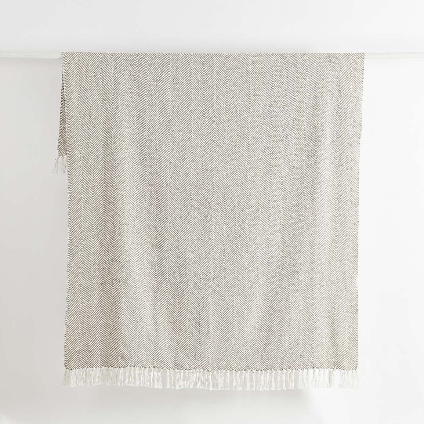 Jenson Herringbone 130cm x 180cm Throw