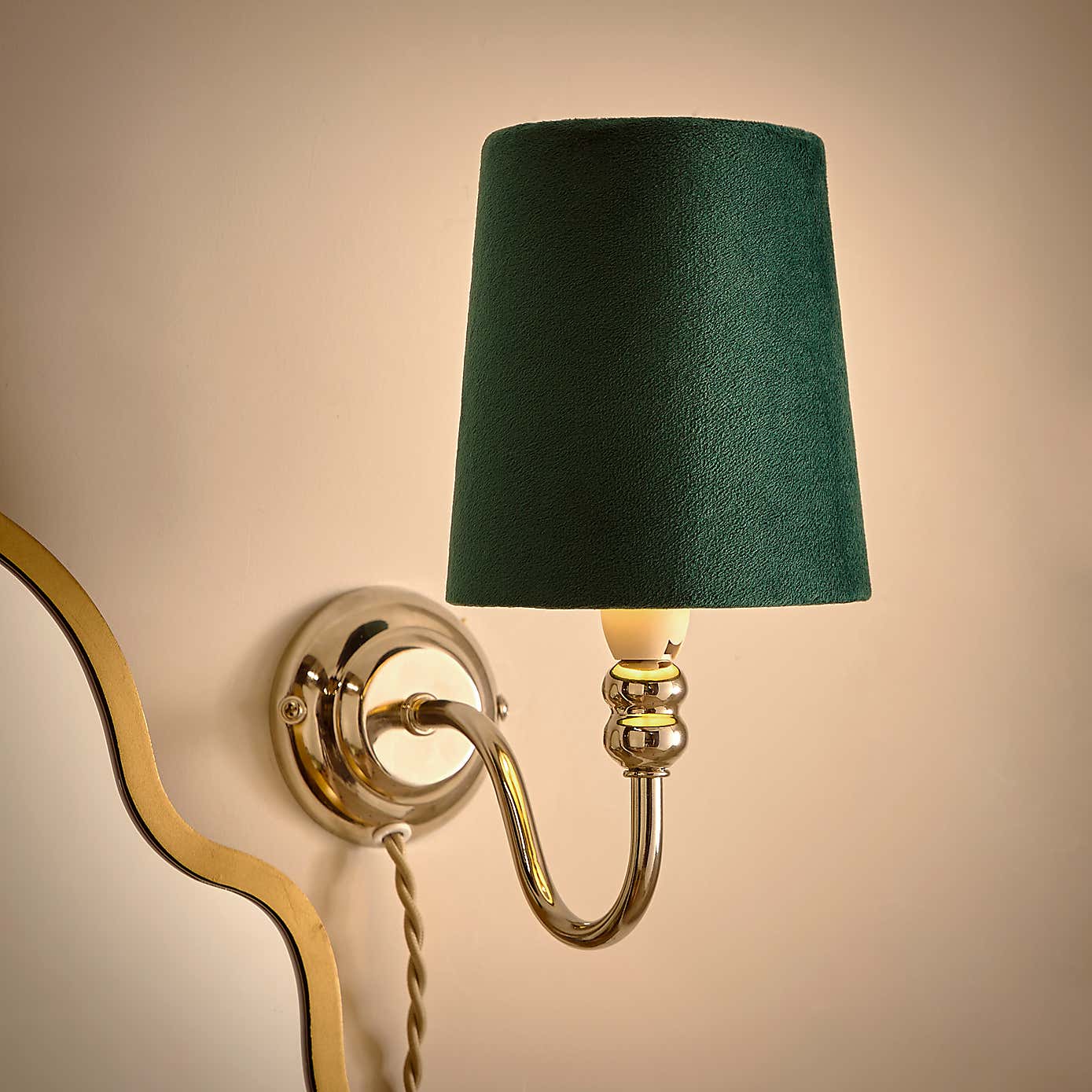 Clara Velvet Tapered Lamp Shade