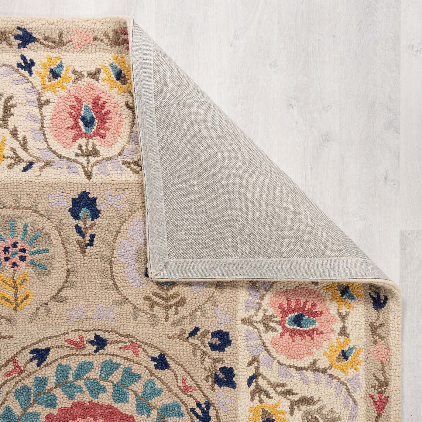 Hani Floral Wool Runner