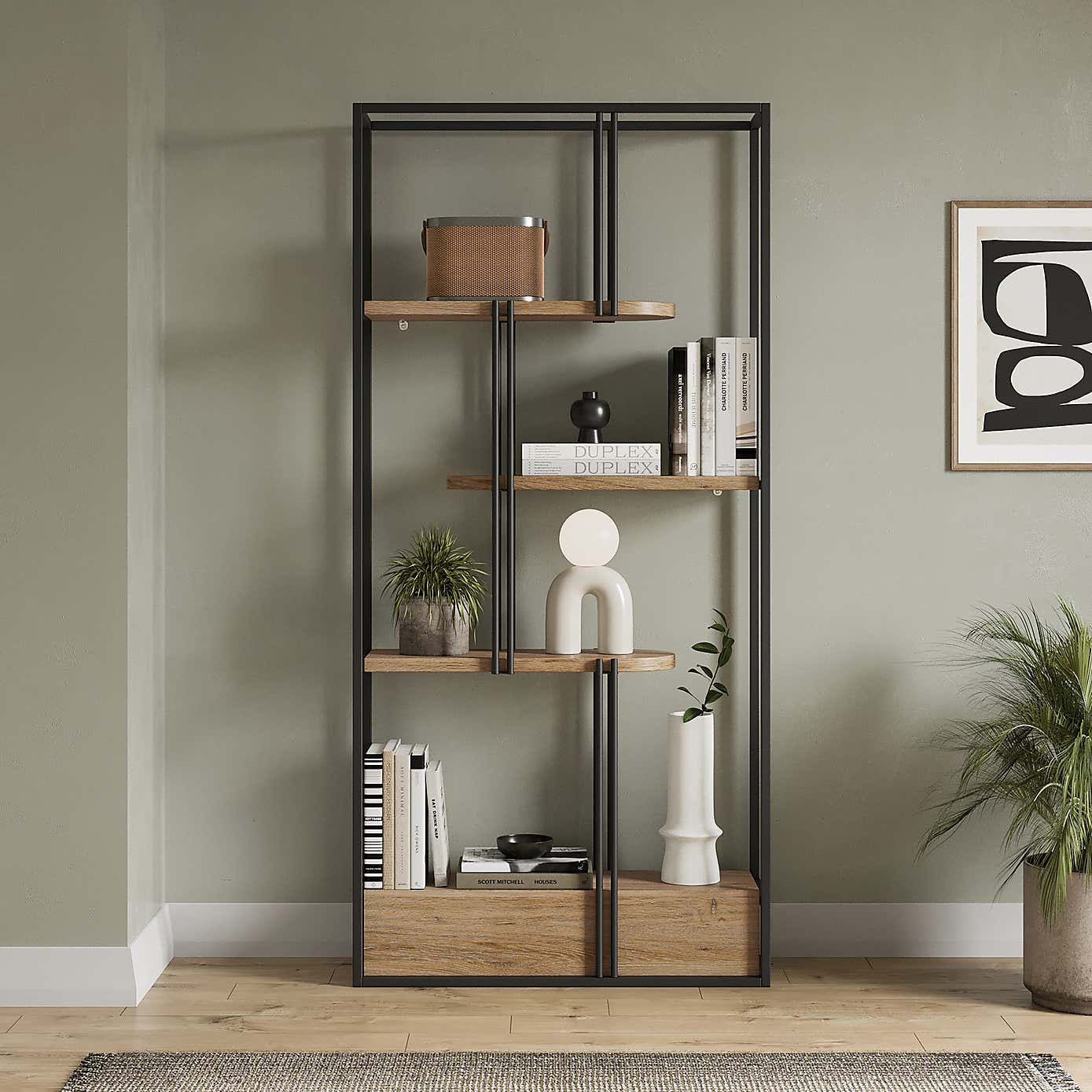 Blaise Tall Shelving Unit