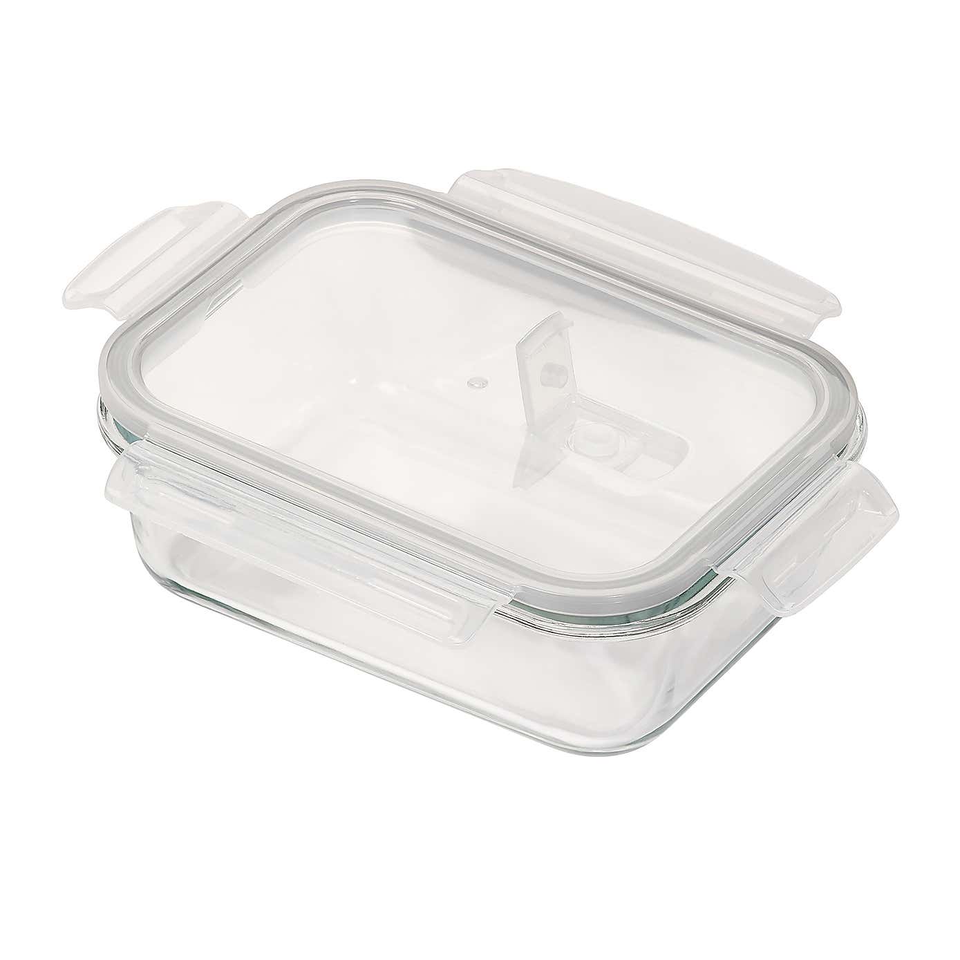 Borosilicate Glass Food Storage with Vented Lid