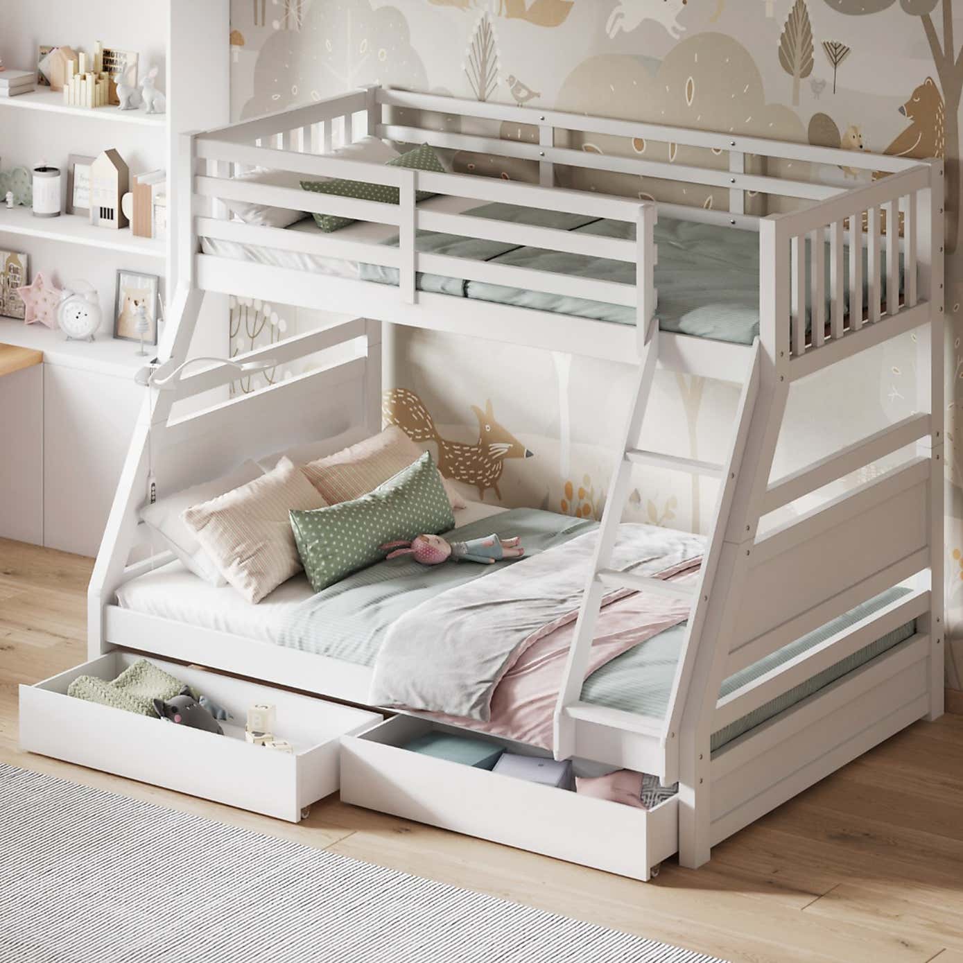 Ollie Triple Bunk Bed