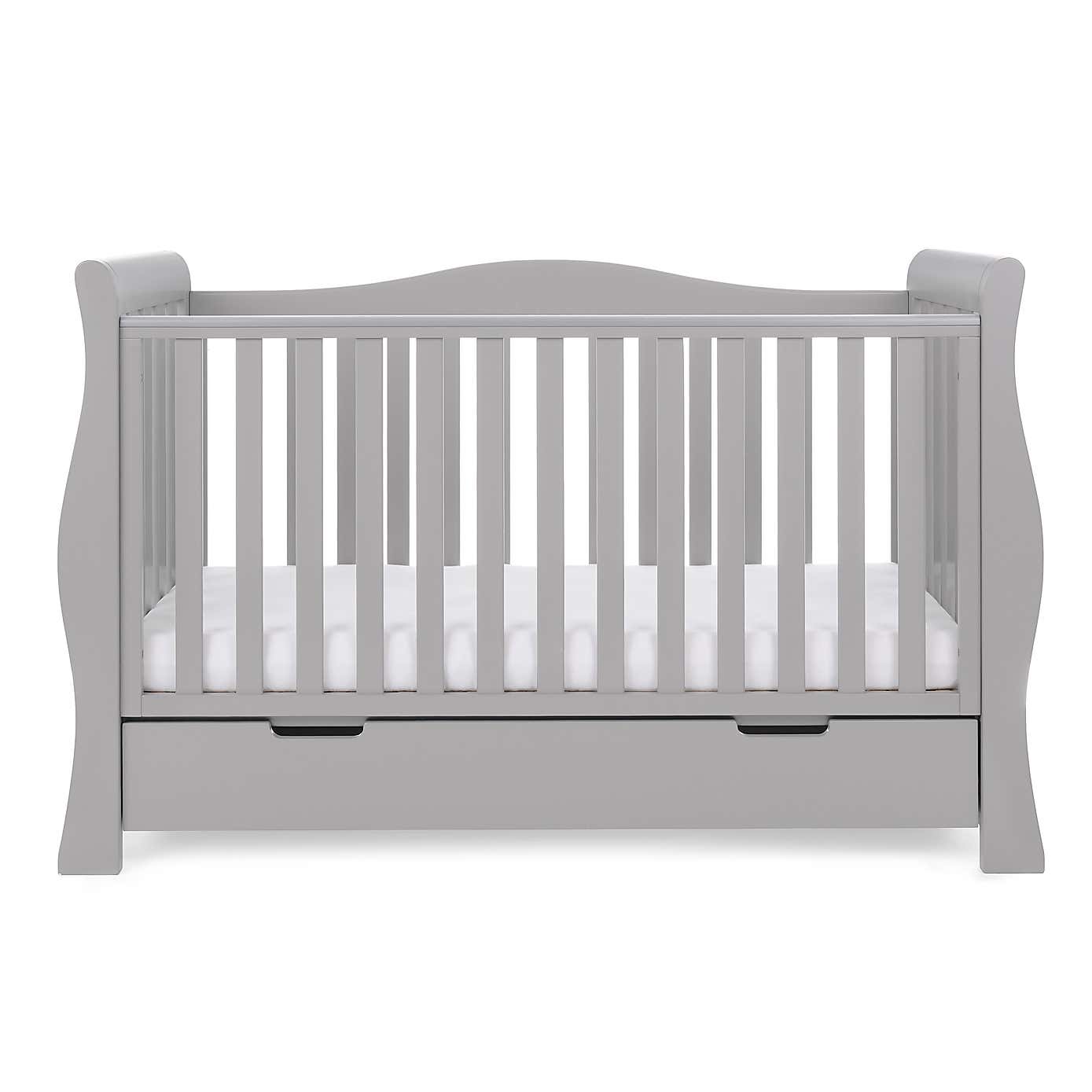 OBaby Stamford Luxe Cot Bed, Pine