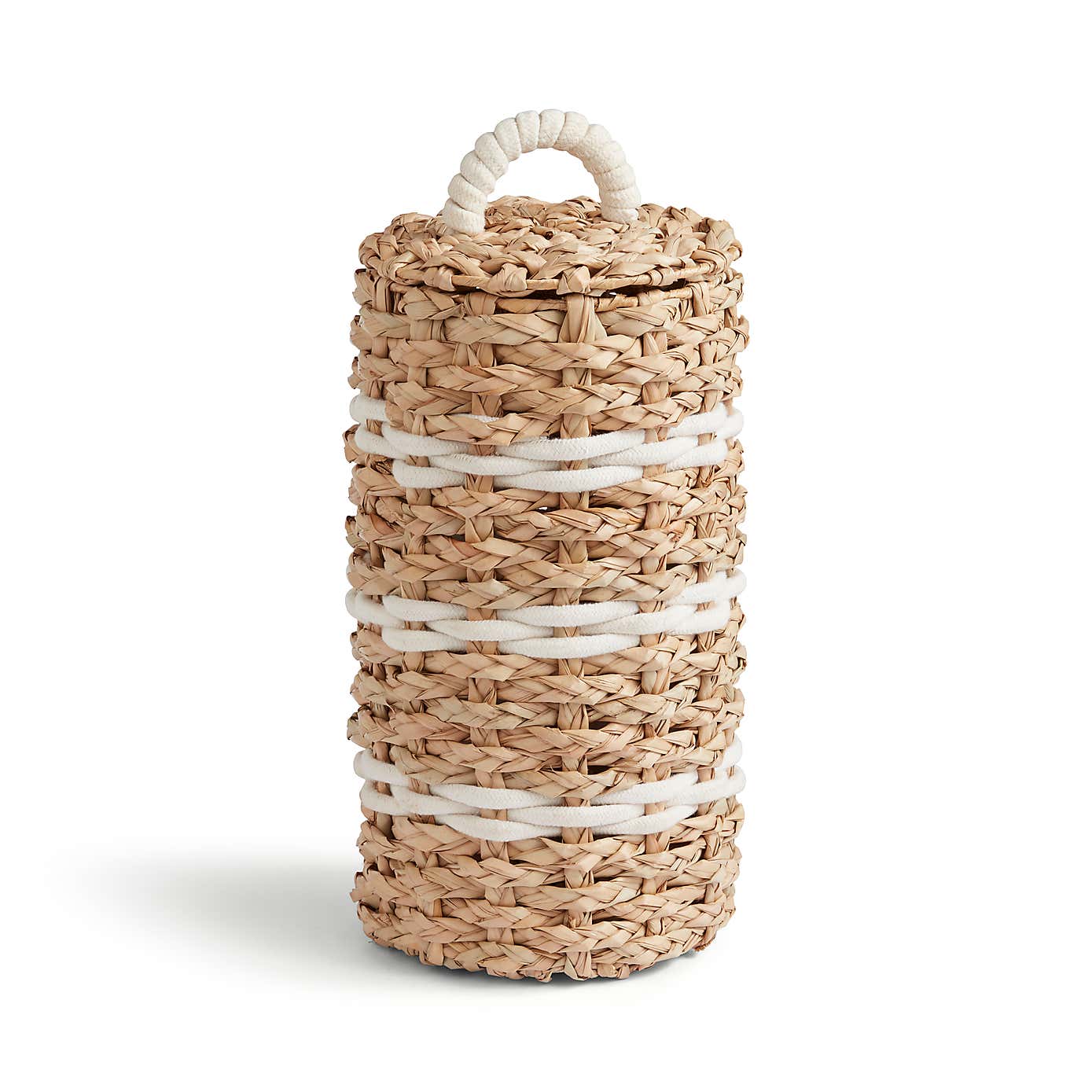 Rope Stripe Toilet Roll Storage Basket