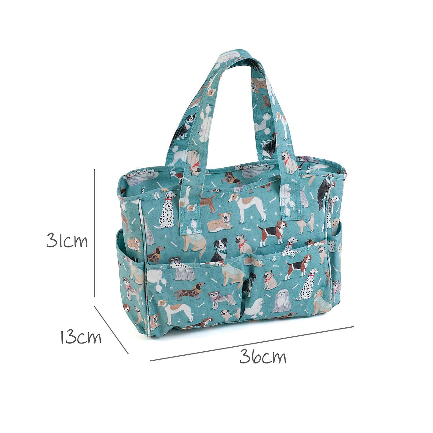 Blue Scotty Dog Crafts Bag
