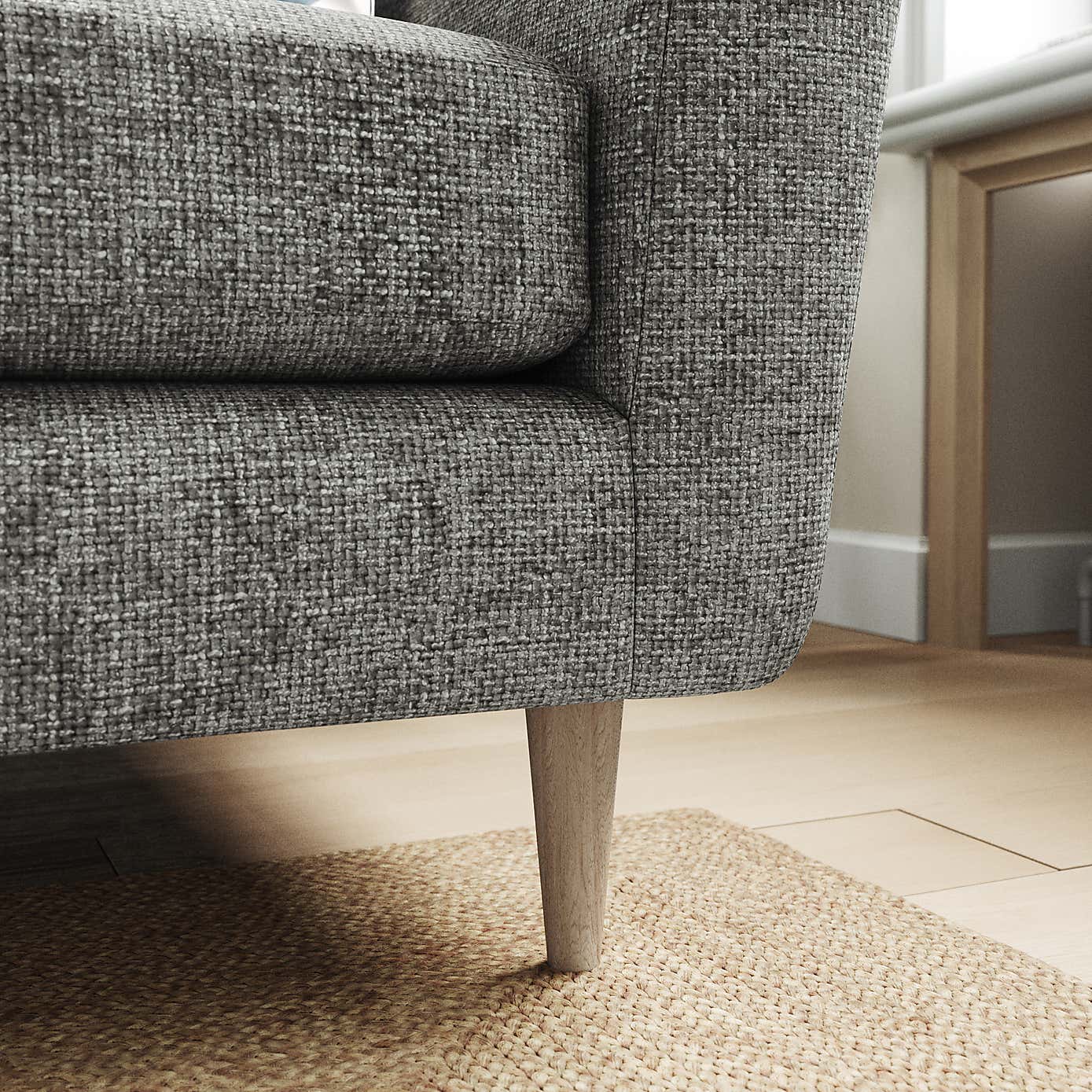 Sven Chunky Chenille Snuggle Chair