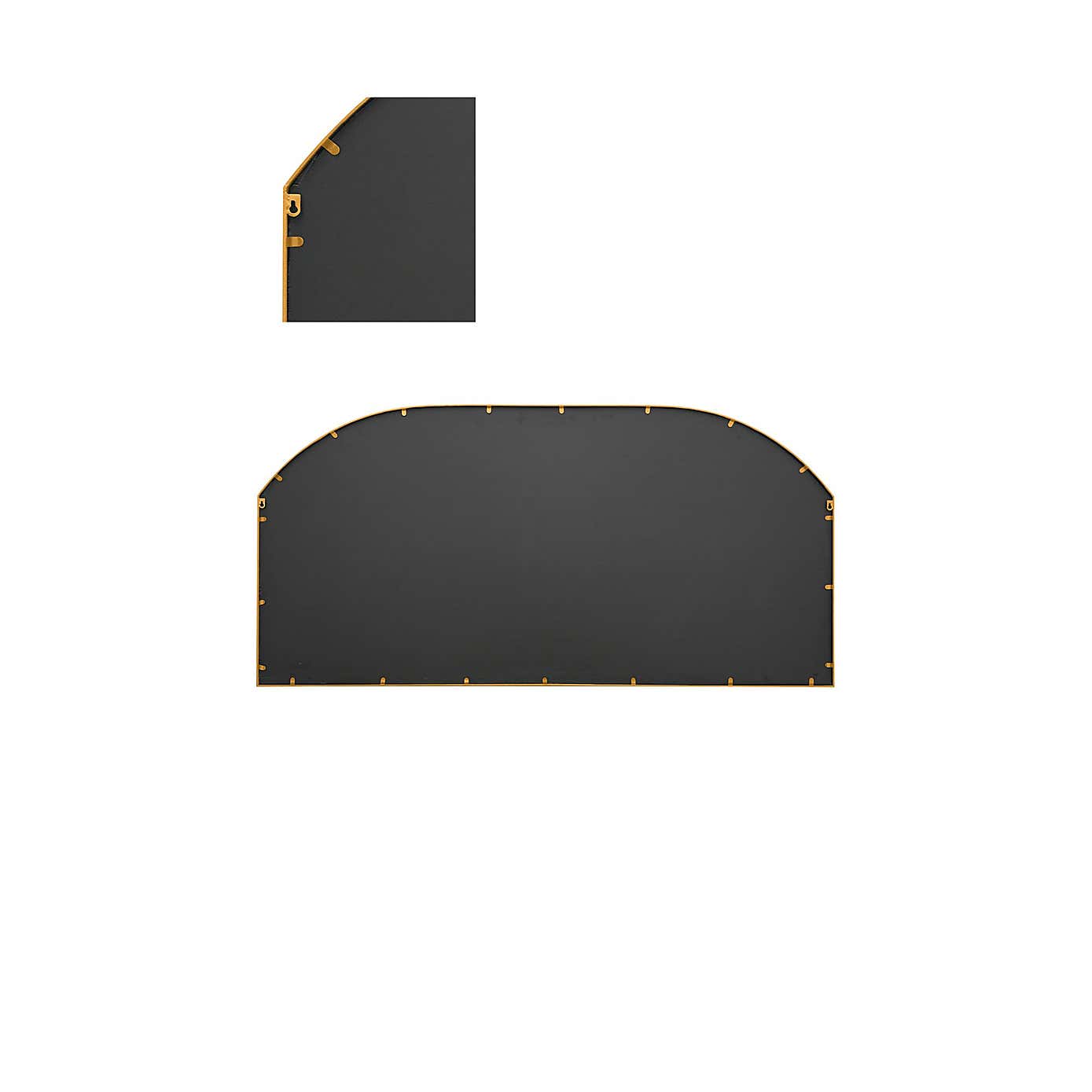 Arcus Window Arched Indoor Outdoor Wall Mirror