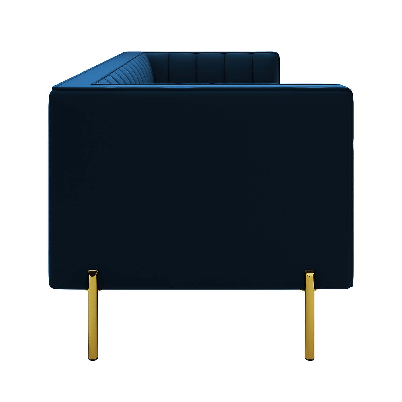 Bellamy Velvet 3 Seater Sofa - Grey