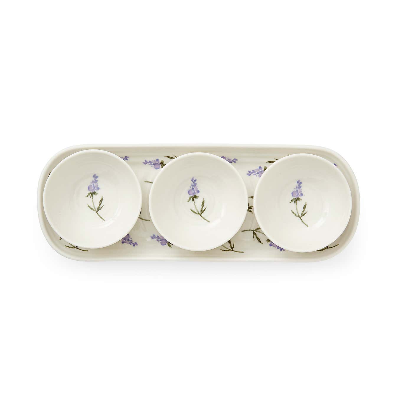 Sophie Conran Lavandula 3 Bowl and Tray Set