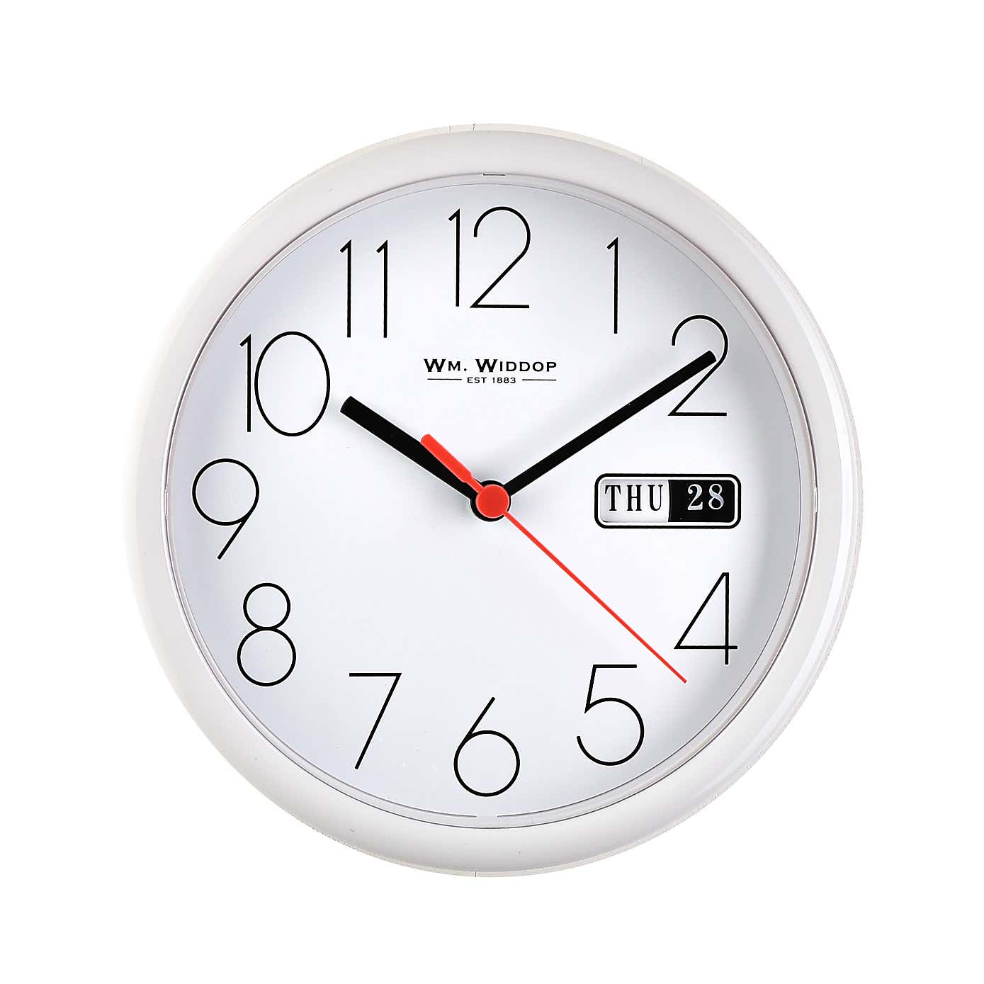 Hometime Day & Date Wall Clock