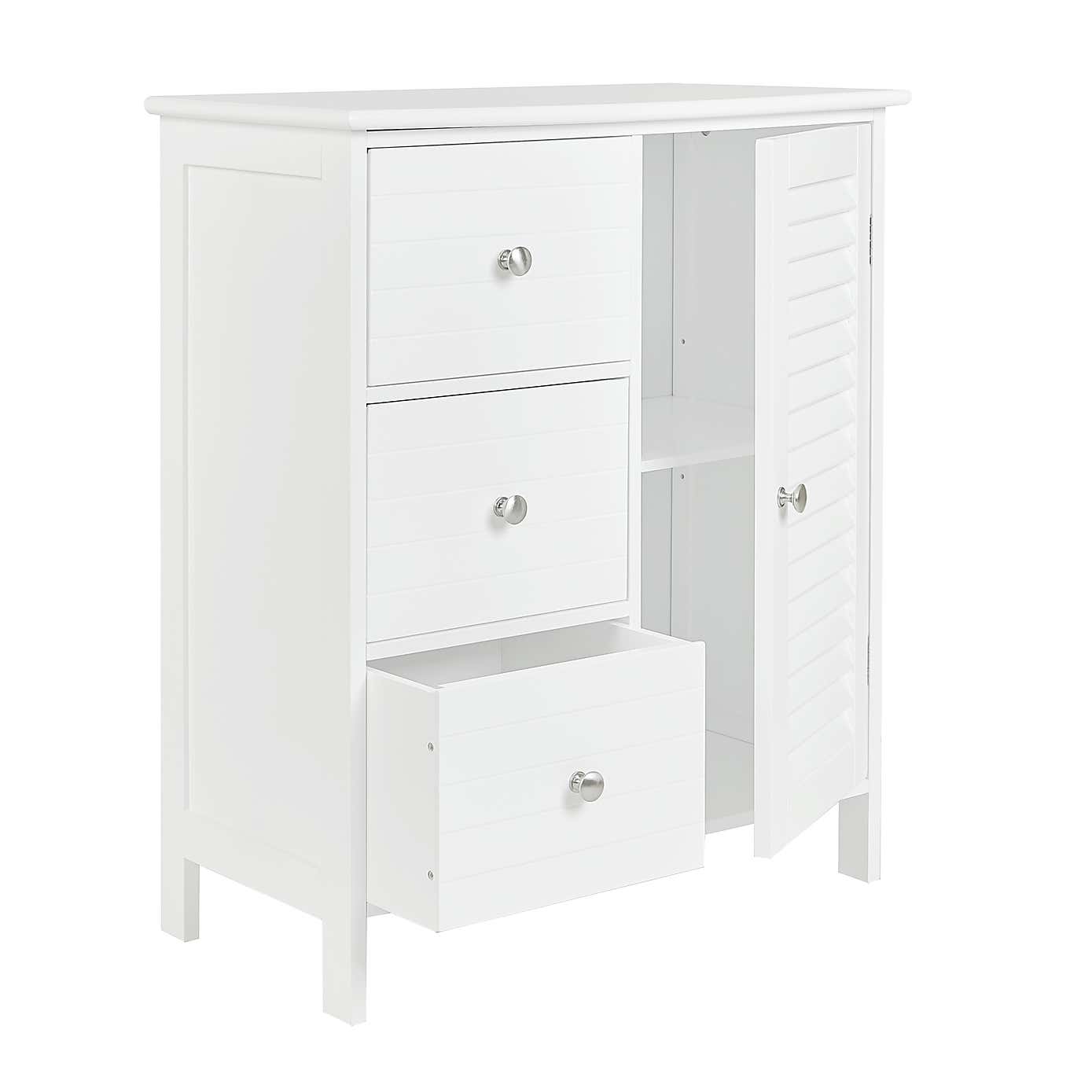 Nautical 3 Drawer Cabinet Unit
