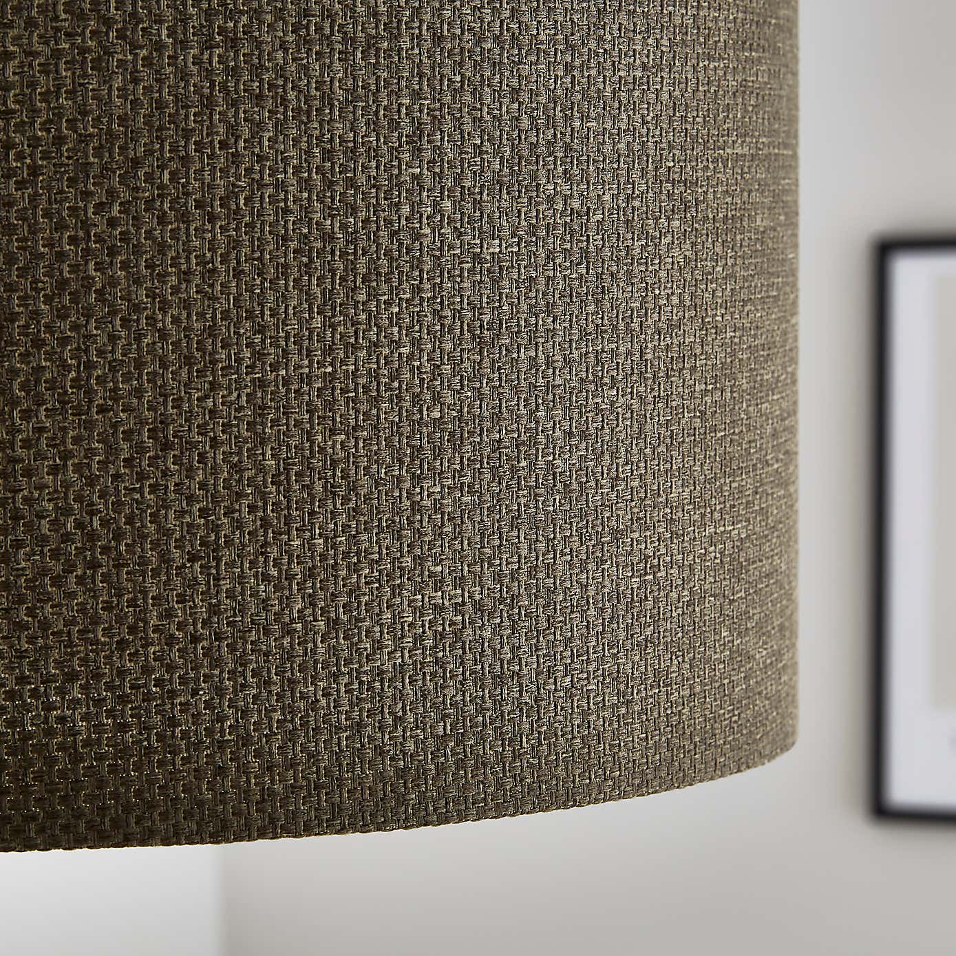 Barkweave Easy Fit Drum Lamp Shade