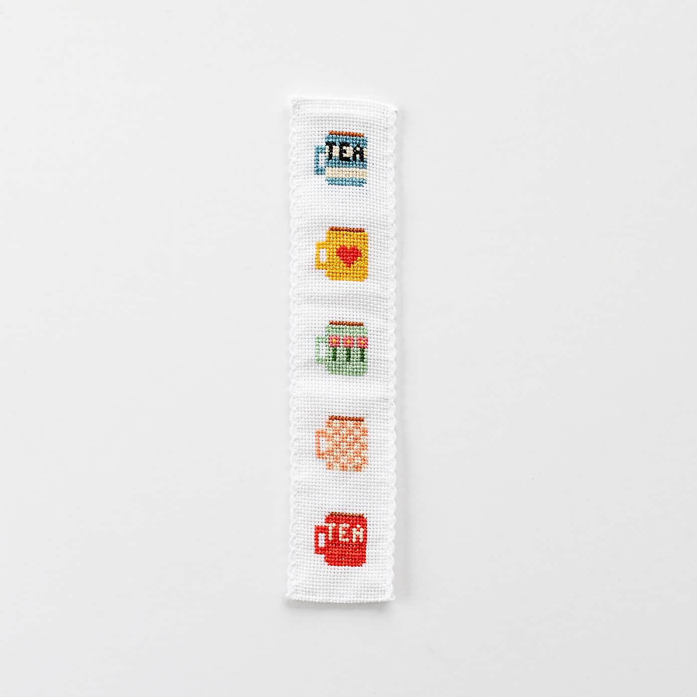 Cotton Clara Mugs Bookmark Cross Stitch Kit