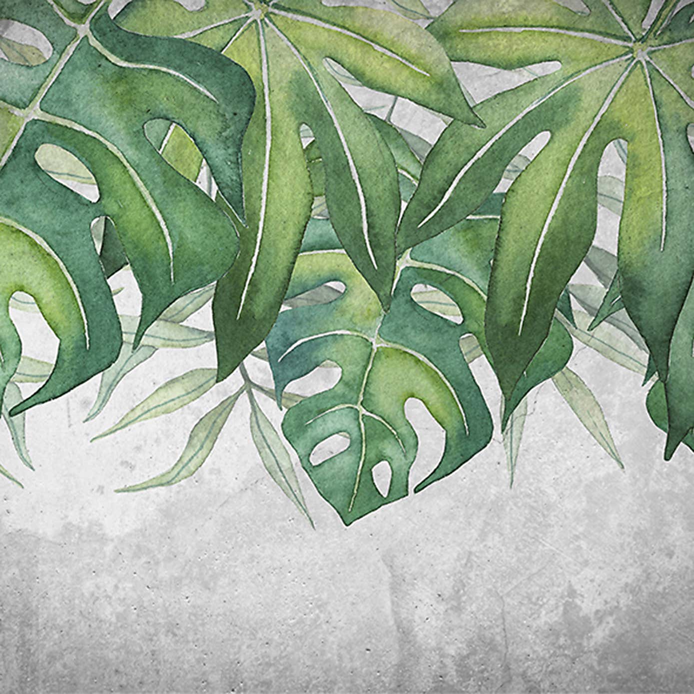 Palm Leaves Self Adhesive Backsplash Wallpaper