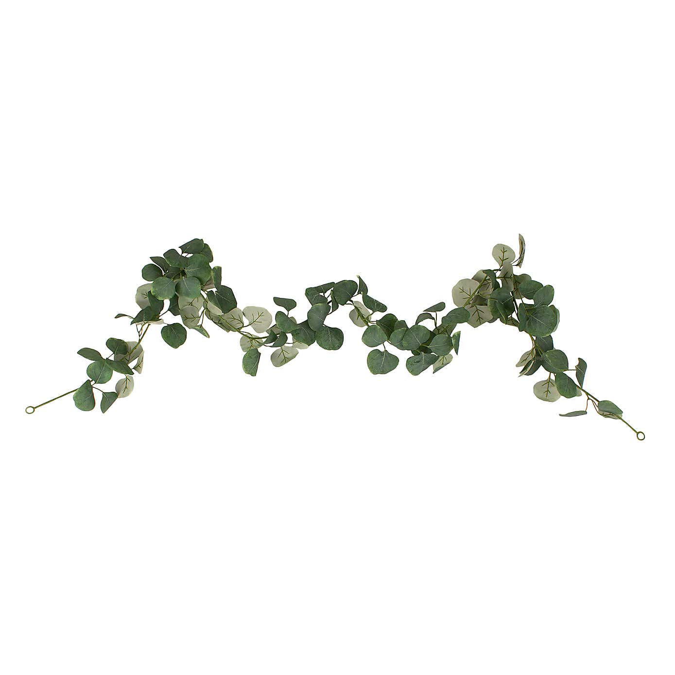 Artificial Set of 2 Eucalyptus Garlands