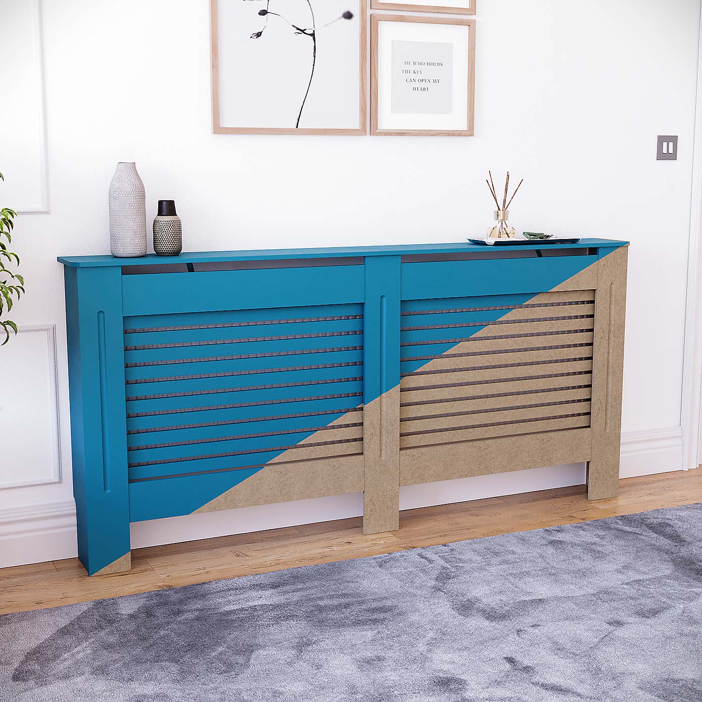 Vida Designs Paint your Own Milton Extra Large Radiator Cover