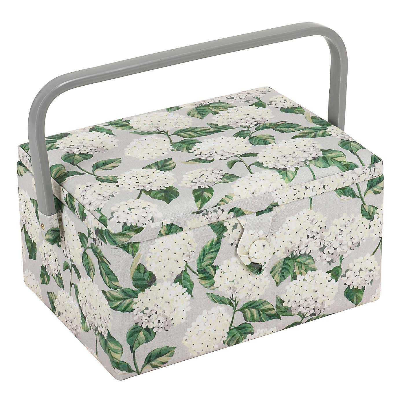 Hobby Gift Hydrangea Medium Sewing Basket