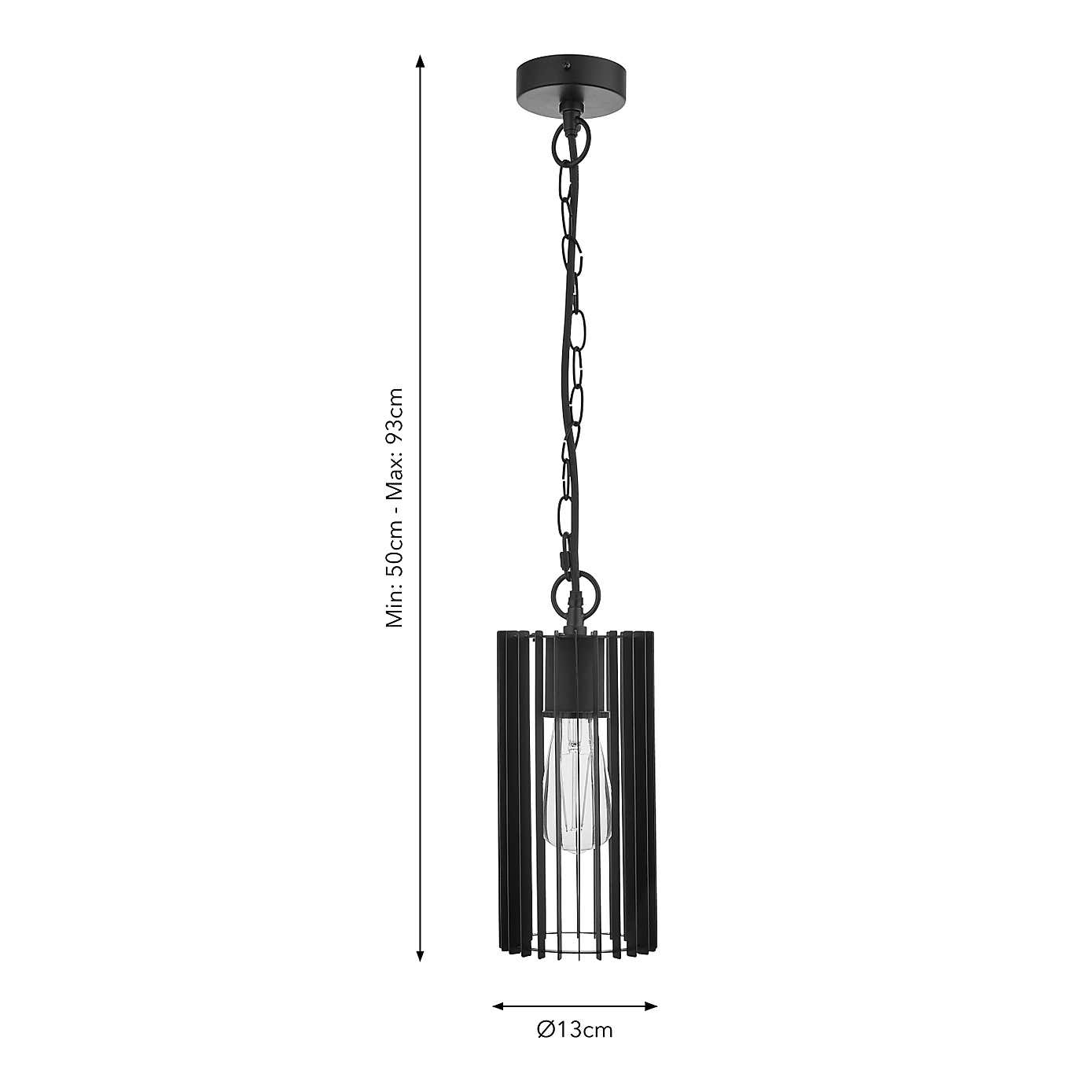 Reno Industrial Adjustable Outdoor Pendant Light