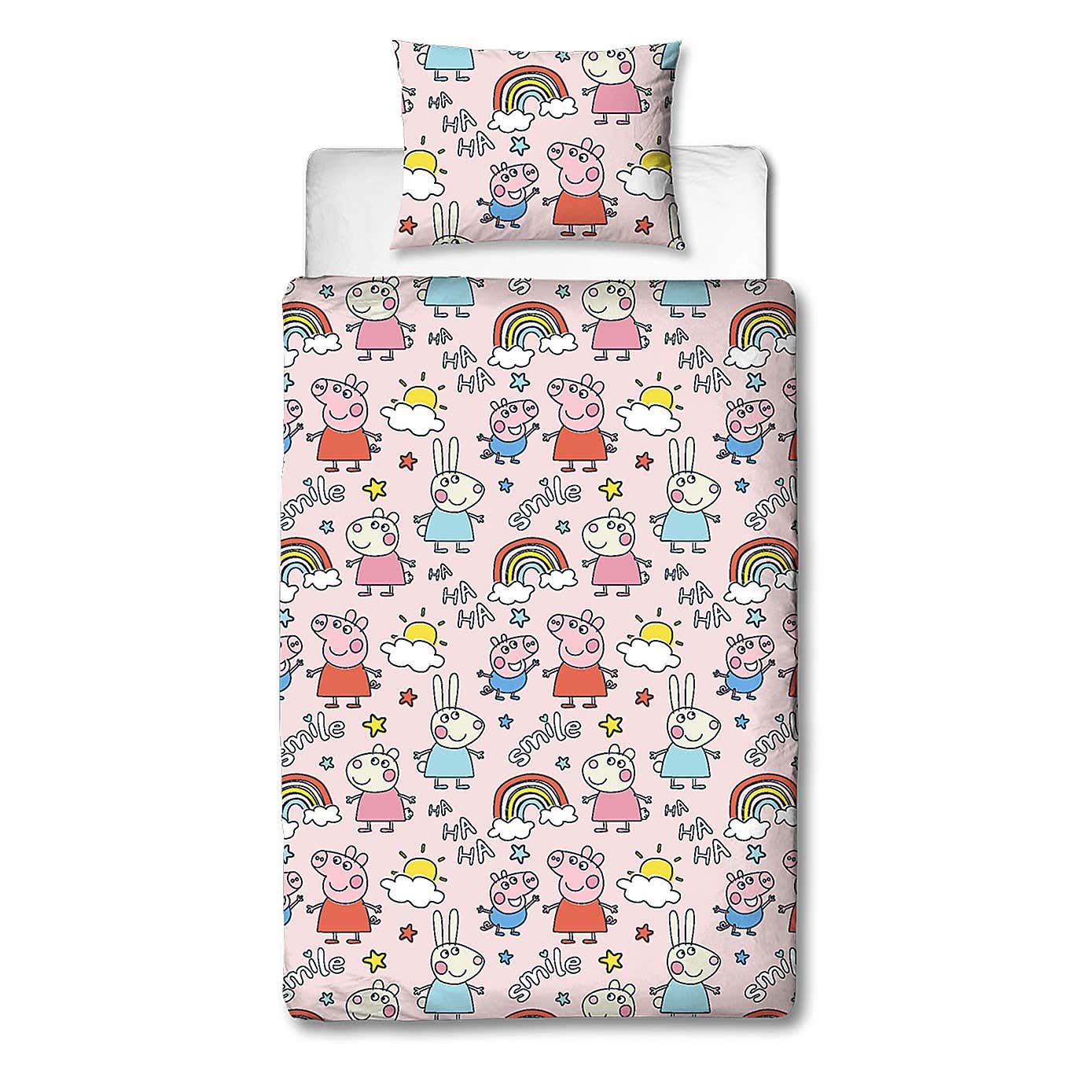 Peppa Pig Playful Duvet Cover and Pillowcase Set
