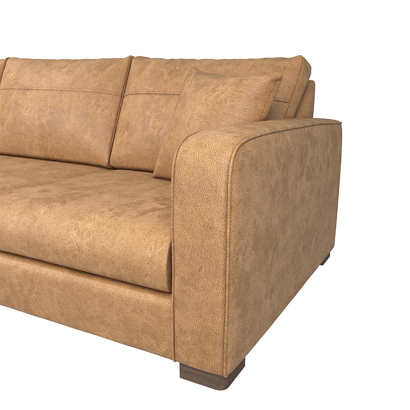 Carson Faux Leather Right Hand Corner Sofa