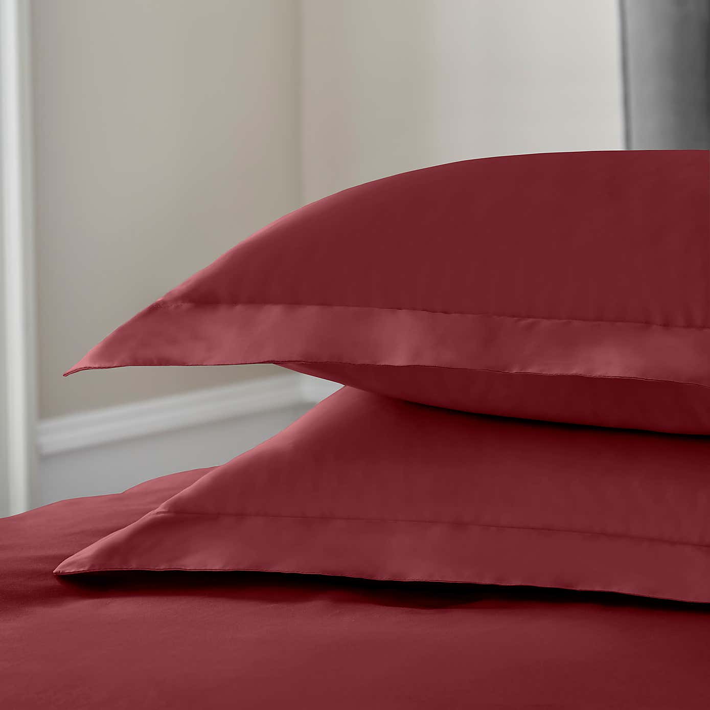 Dorma Egyptian Cotton 400 Thread Count Percale Continental Pillowcase