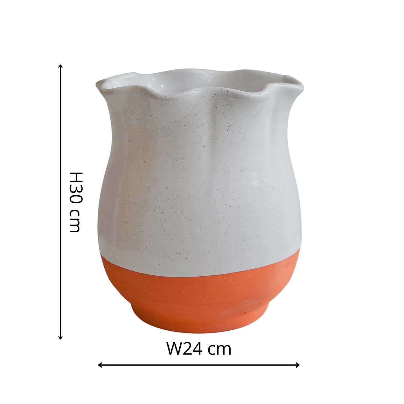 Moreton Scalloped Vase