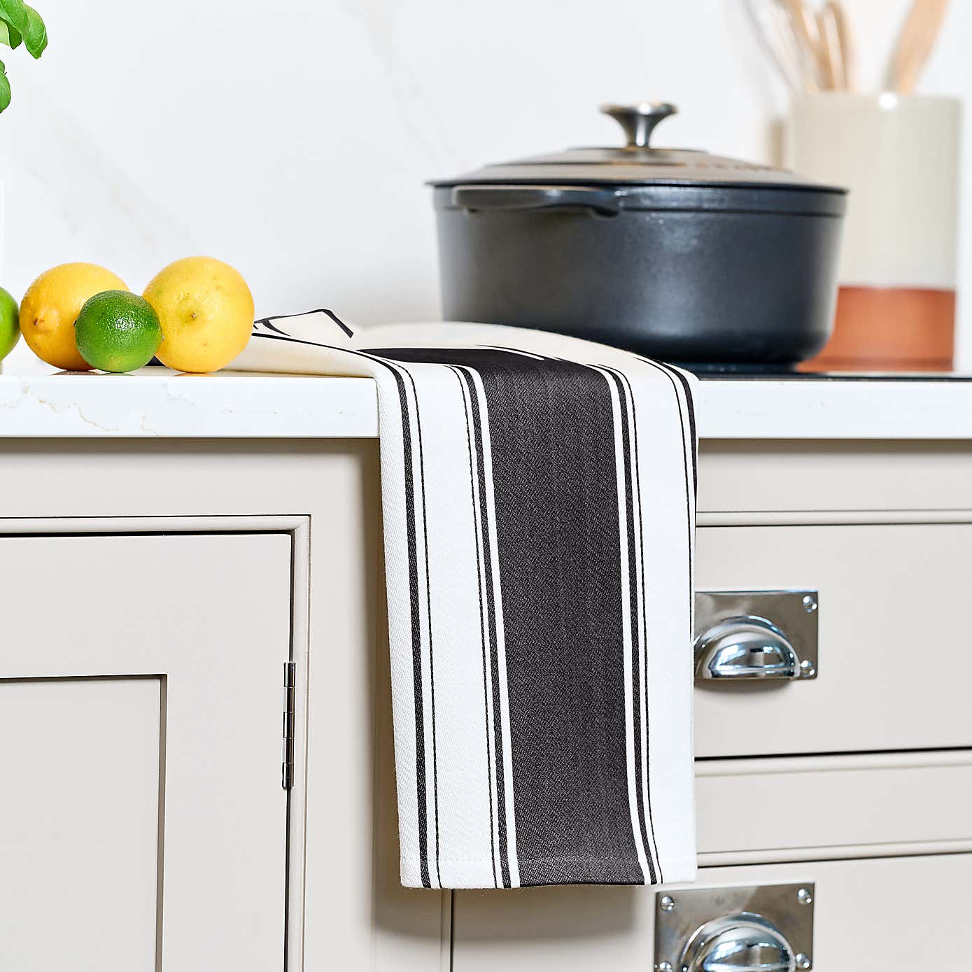 Dexam Set of 2 Love Colour Striped Tea Towels