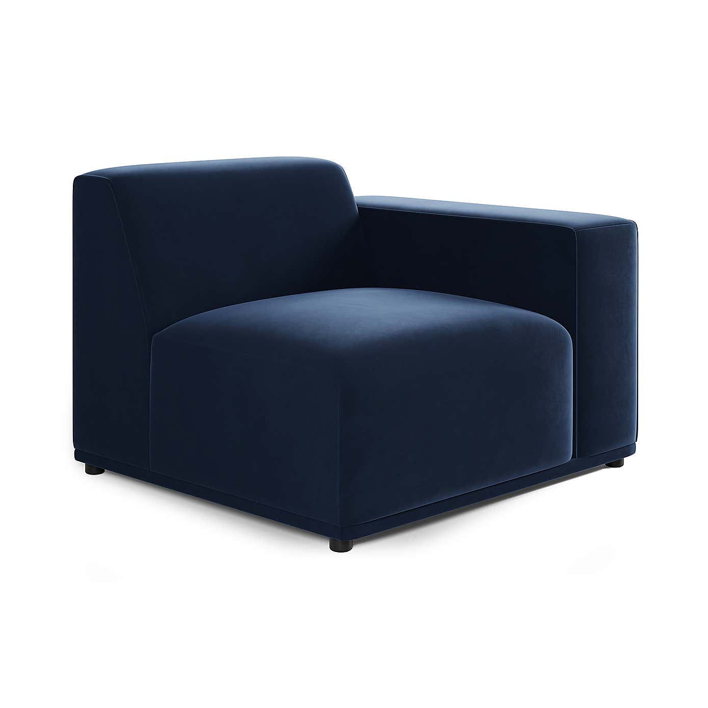 Modular Cruz Velvet Right Hand Seat